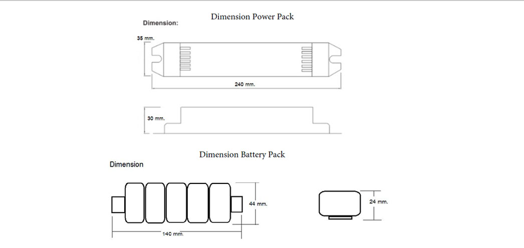 Emergency Power Pack Fluorescent