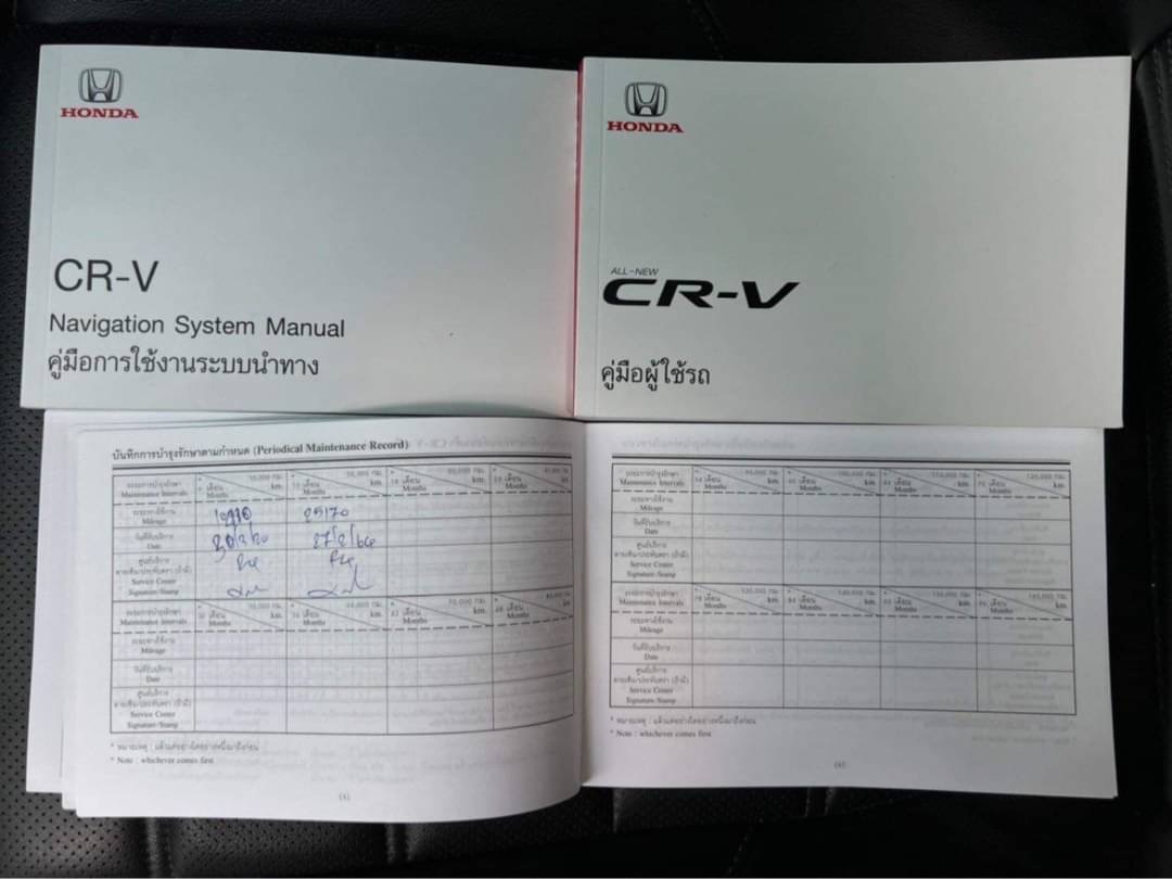 Honda CRV 2.4 4WD TOP 7ที่นั่ง มือเดียว ปี2019