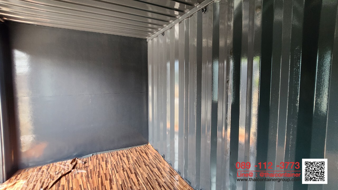 บ้านพักคนงาน กั้น 4ห้อง ตู้คอนเทนเนอร์บ้านพัก ขนาด 40 ฟุต