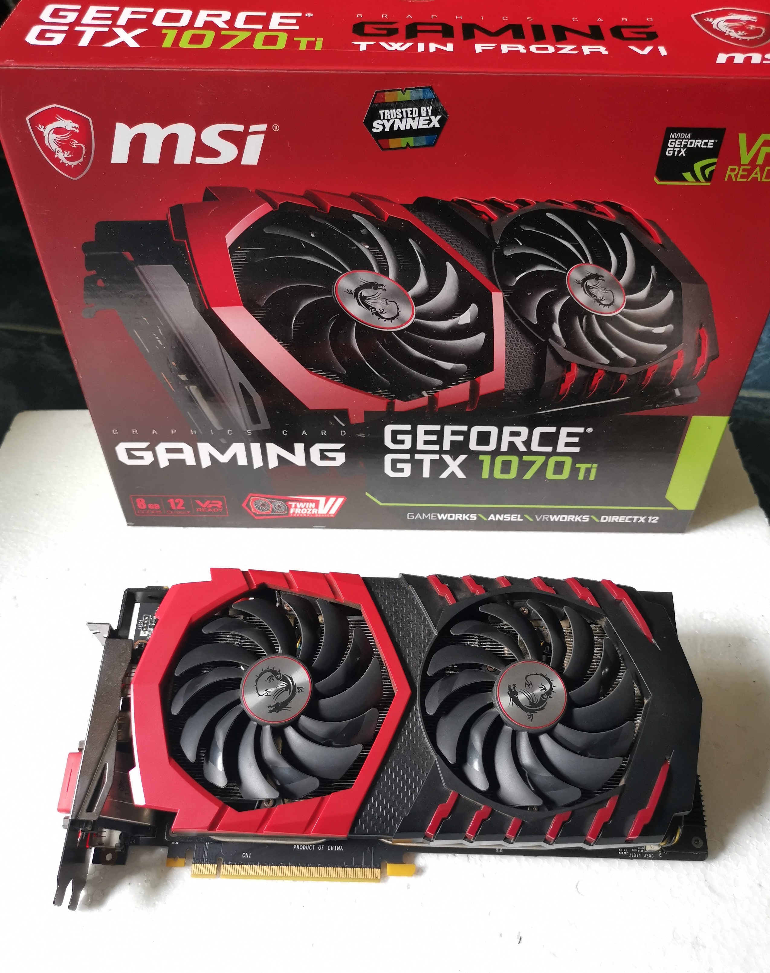 VGA MSI Gaming GTX 1070 TI 8G