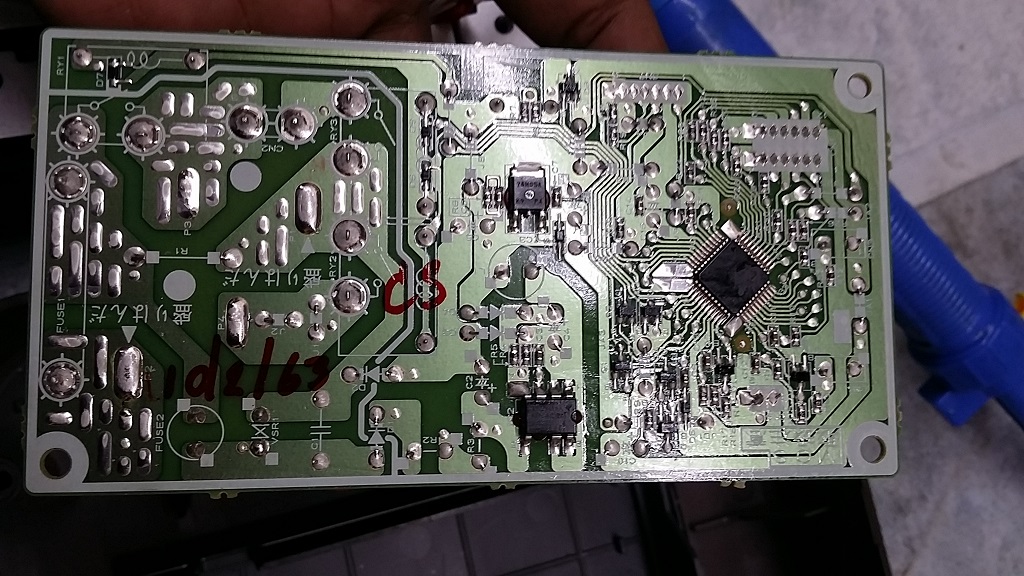 ซ่อมเครื่องปิ้งขนมปัง ยี่ห้อ Mitsubishi Electric รุ่น TO-ST1-T อาการเปิดไม่ติด