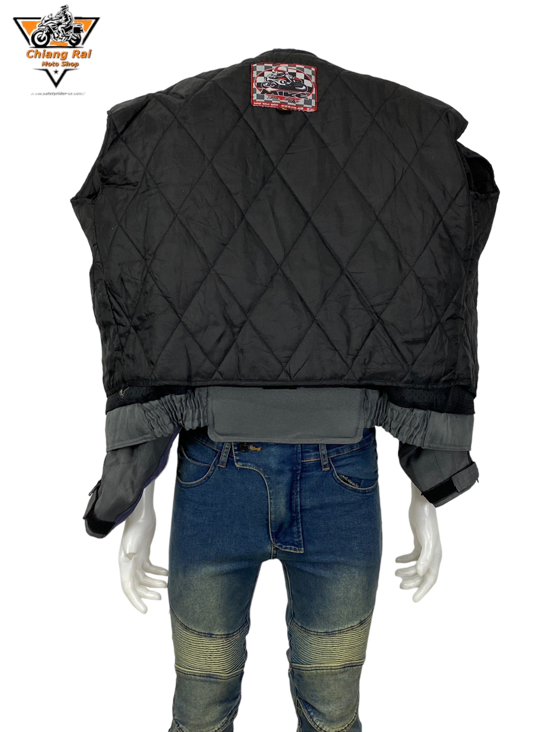 เสื้อขี่มอเตอร์ไซด์( มือสอง) RCSA 723: อก 52" ยาว 25" (XL)**mike**