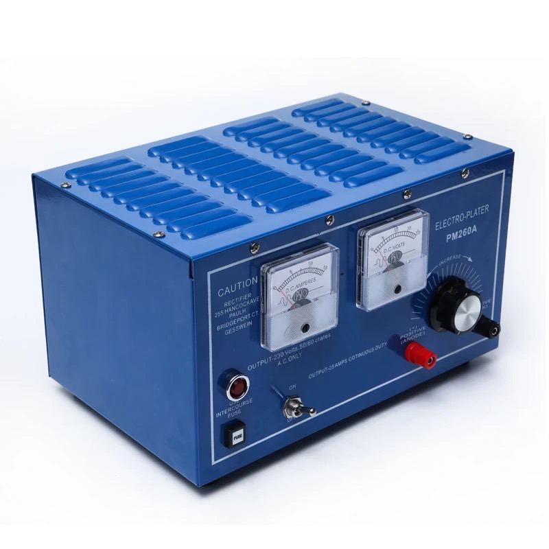 เครื่องชุบไฟฟ้า เครื่องชุบ เครื่องชุบโลหะด้วยไฟฟ้า เครื่องชุบเข็ม 30A/20V เครื่องชุบเงินชุบทอง Electro-plater PM260A 30A/20V