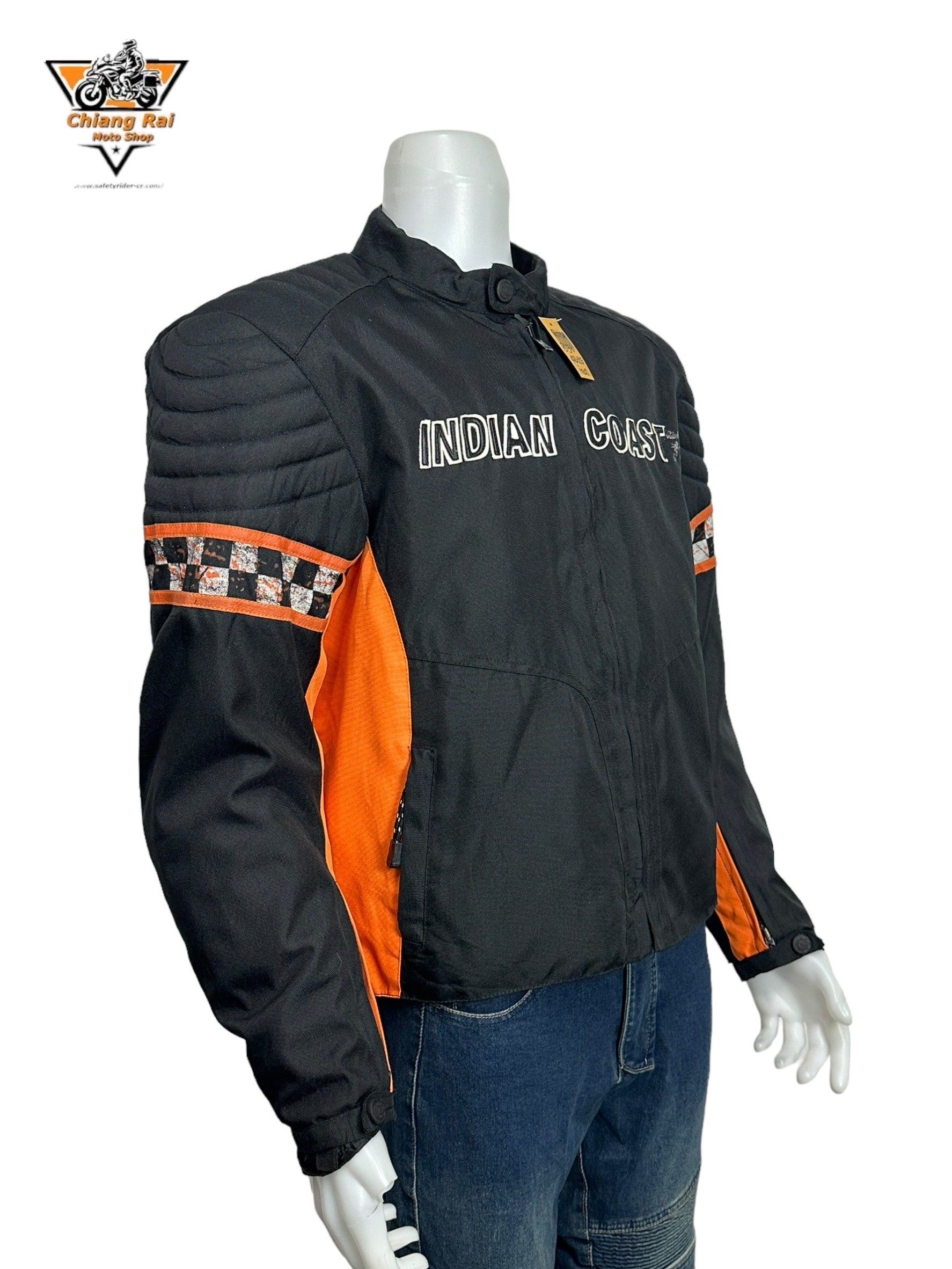 เสื้อขี่มอเตอร์ไซด์( มือสอง) RCSA 856 : อก 48" ยาว 25" (L) **INDIAN COAST**