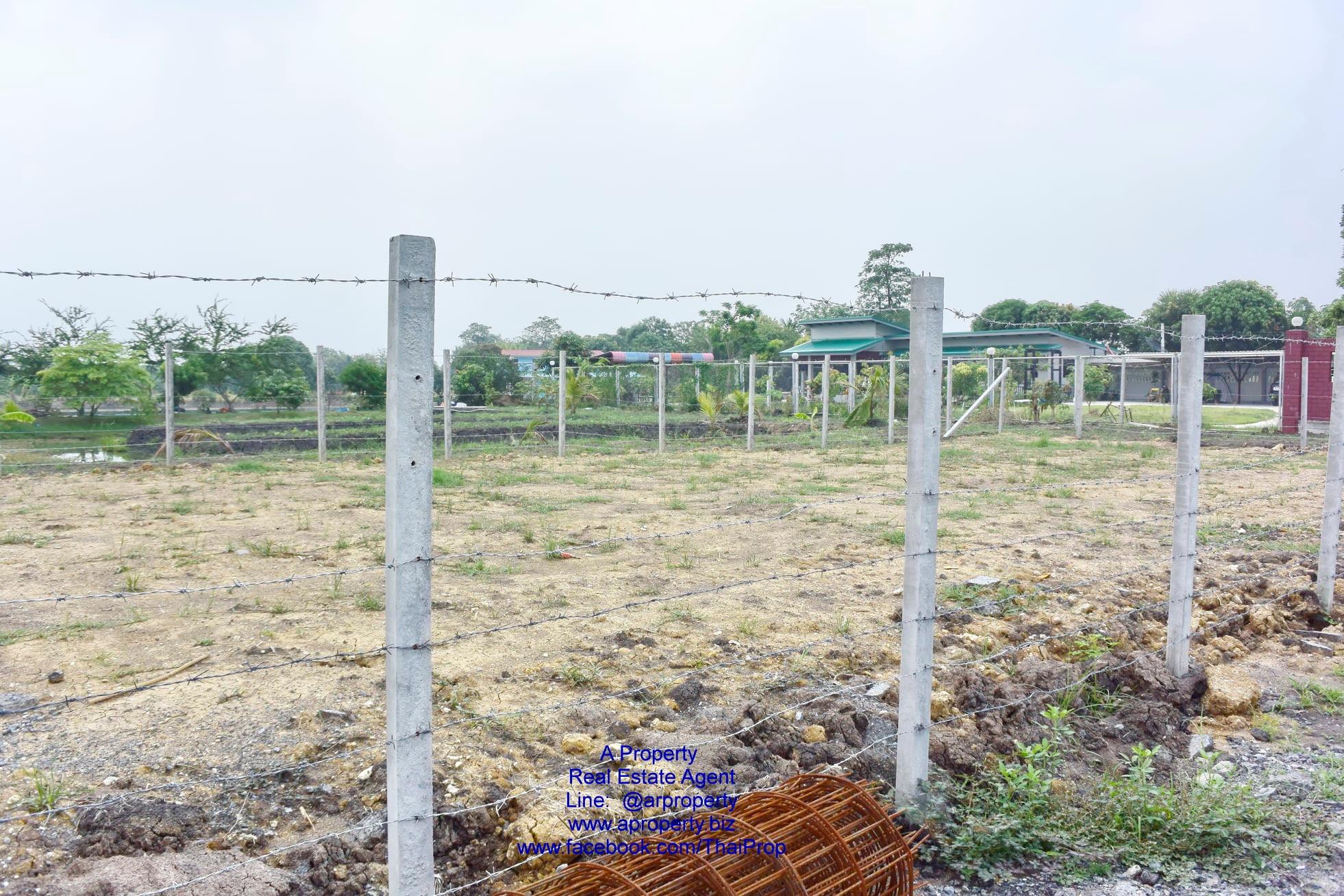 ให้เช่า ที่ดินเปล่า ย่าน บางบัวทอง ใกล้วัดลาดปลาดุก