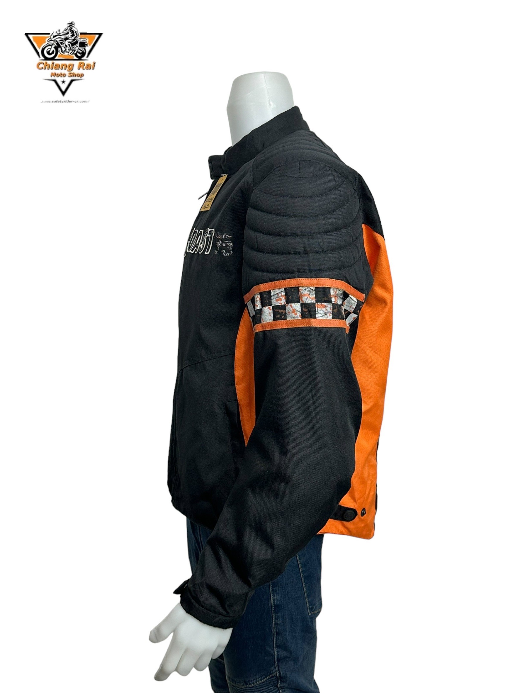 เสื้อขี่มอเตอร์ไซด์( มือสอง) RCSA 856 : อก 48" ยาว 25" (L) **INDIAN COAST**