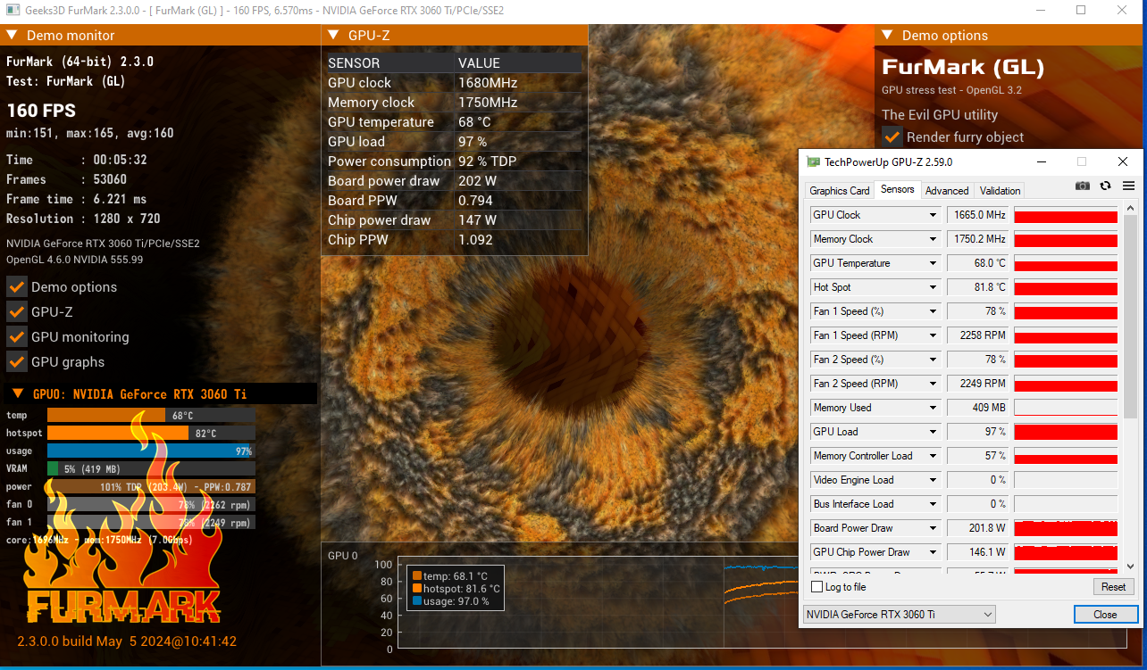 Gigabyte RTX 3060 Ti GAMING OC 8GB GDDR6 (LHR)