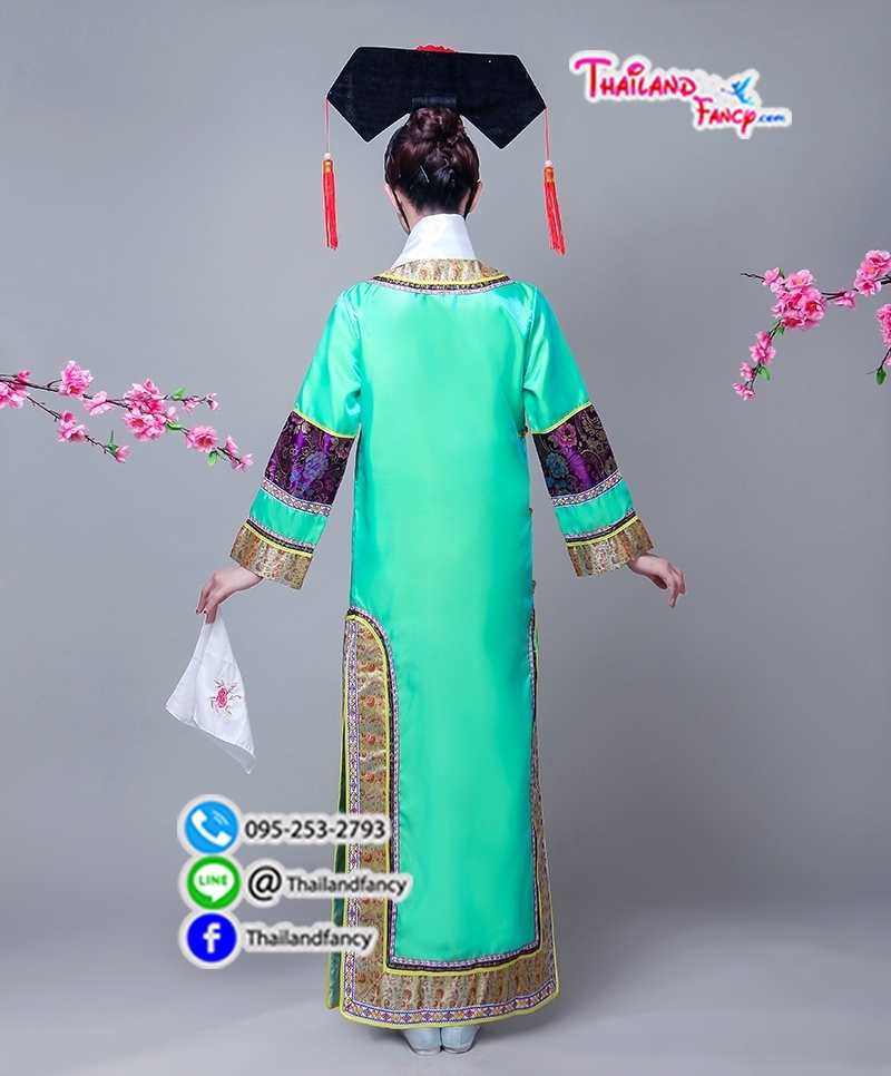 ชุดเช่าแฟนซีผู้หญิง ชุดจีนโบราณ ชุดแฟนซีองค์หญิงกำมะลอ ชุดคู่ฮ่องเต้ ชุดราชวงศ์หนังจีน ชุดไทเฮา เช่าชุดฮองเฮาจีนผู้หญิง สีแดงแต่งลายจีน