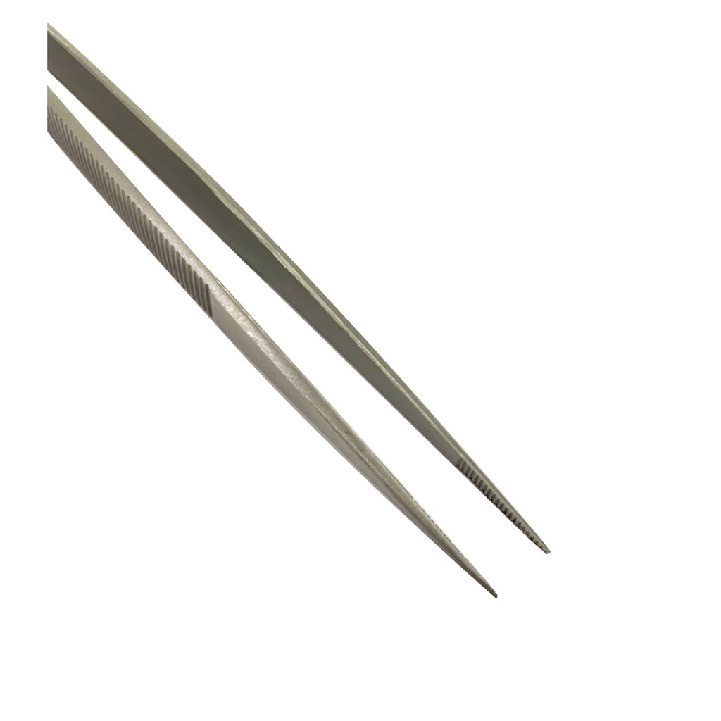 ปากคีบ ปากคีบเพชรพลอย ปากคีบพร้อมที่ตัก 2 in 1 ยาว 18 cm.