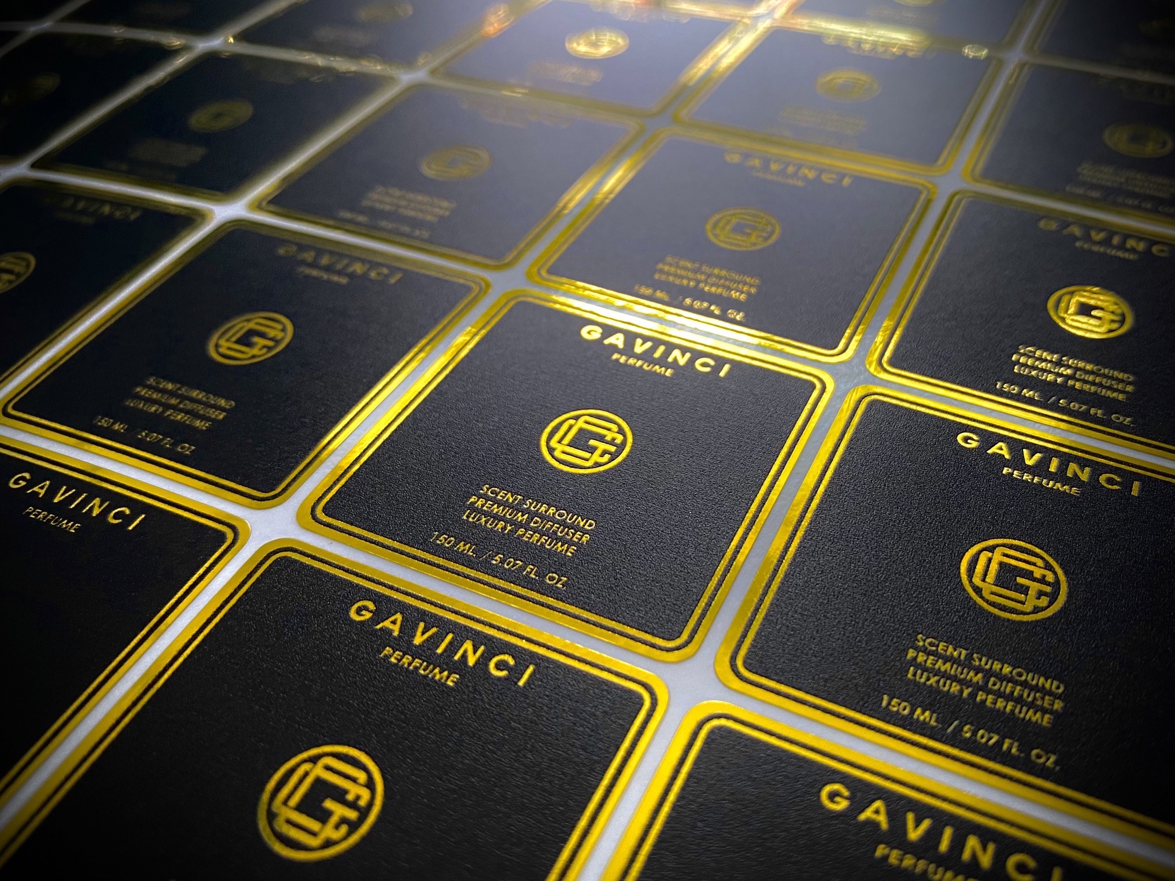 สติ๊กเกอร์ฉลากสินค้าฟรอยทอง ฟอยล์