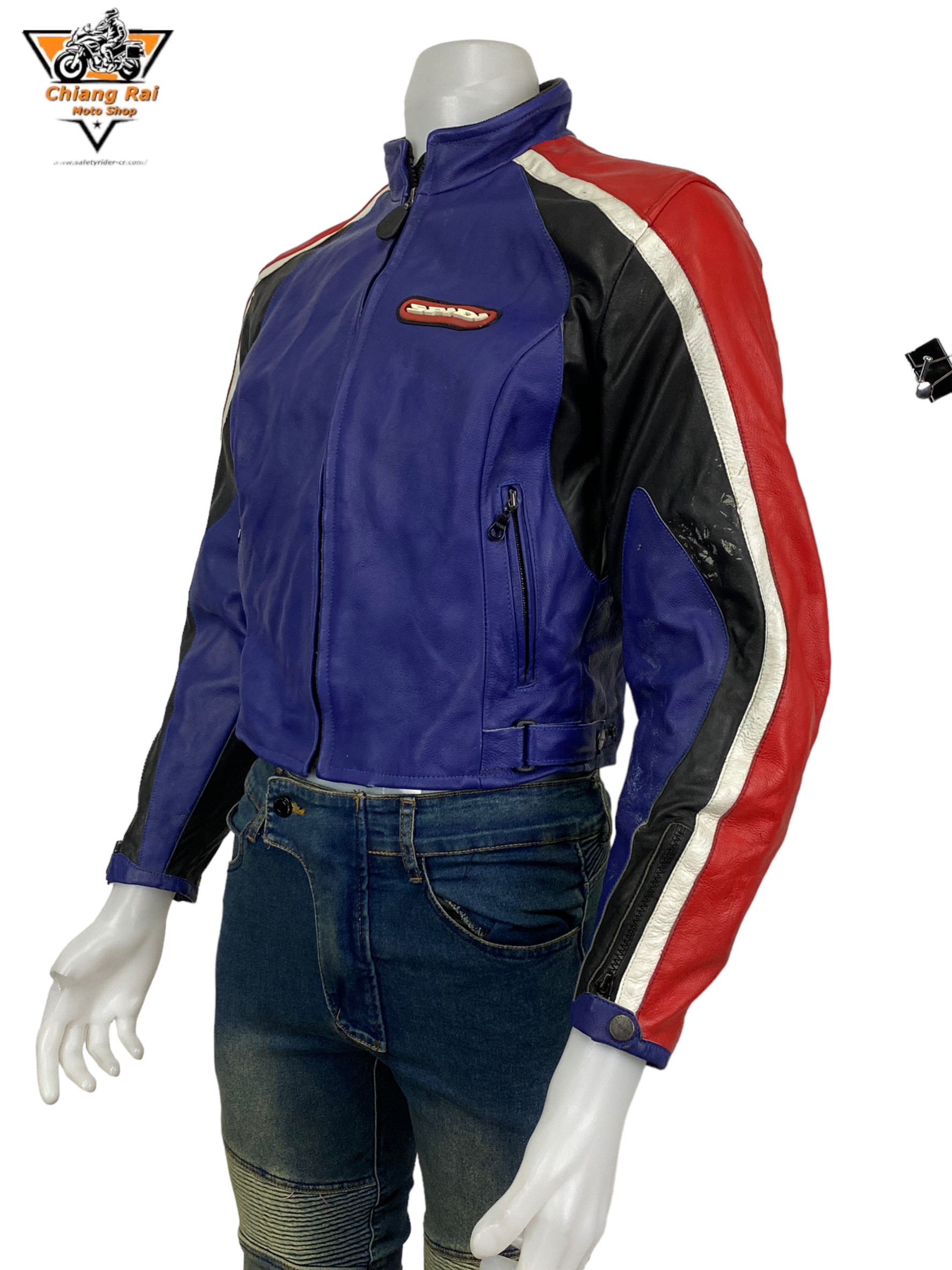 เสื้อการ์ดขี่มอเตอร์ไซด์( มือสอง) RCSS 037: อก 38" ยาว 21" (S) **SPIDI**