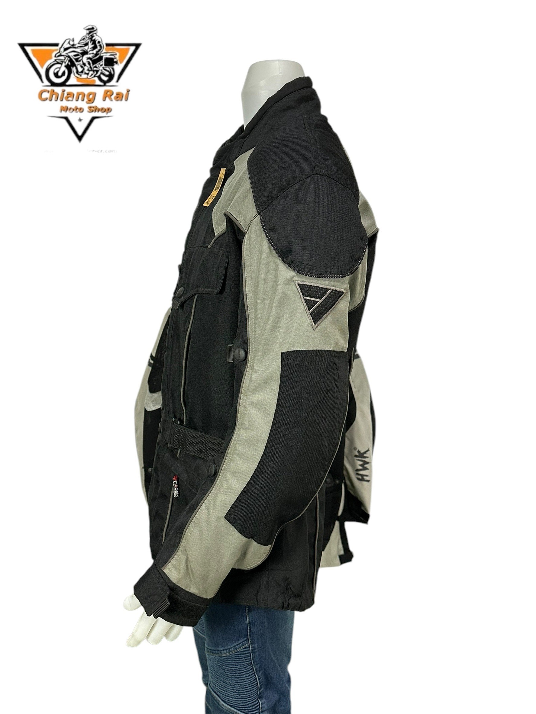 เสื้อขี่มอเตอร์ไซด์( มือสอง) RCTA 701 อก 50" ยาว 30 (XL) **modeka**