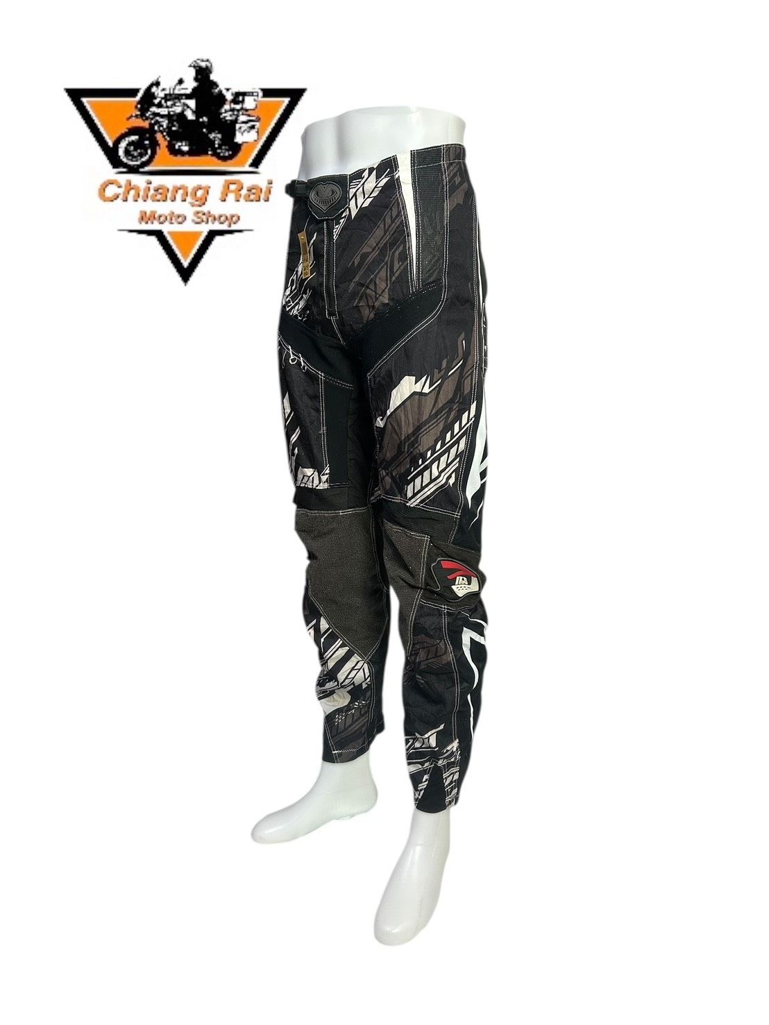 กางเกงขี่มอเตอร์ไซด์ ( มือสอง ) E&A 663: เอว 36" ยาว 31" **MADHEAD**