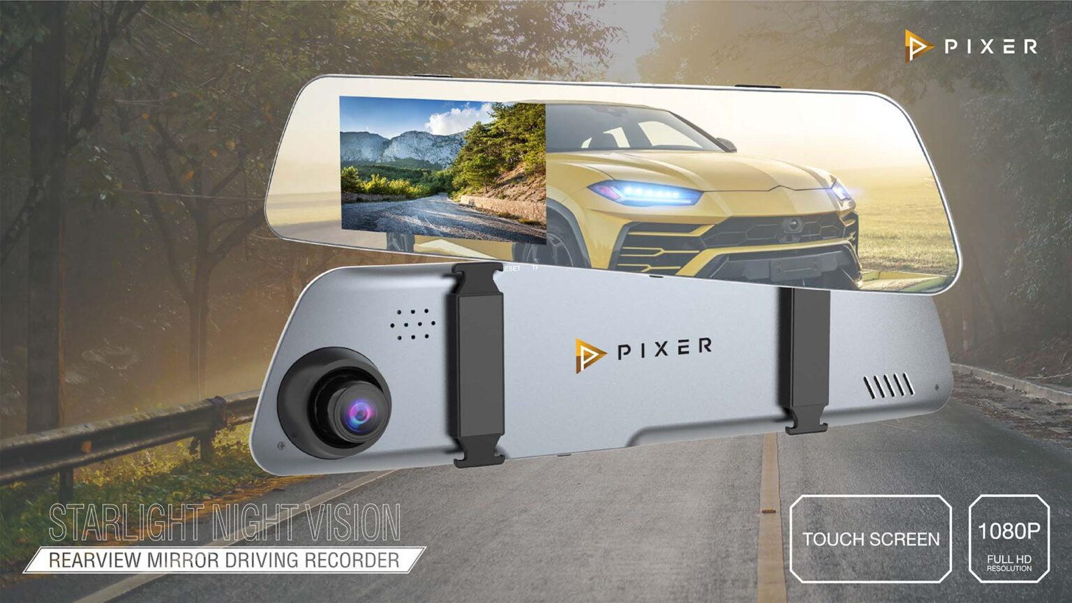 กล้องบันทึกหน้า PIXER รุ่น PCAM-05
