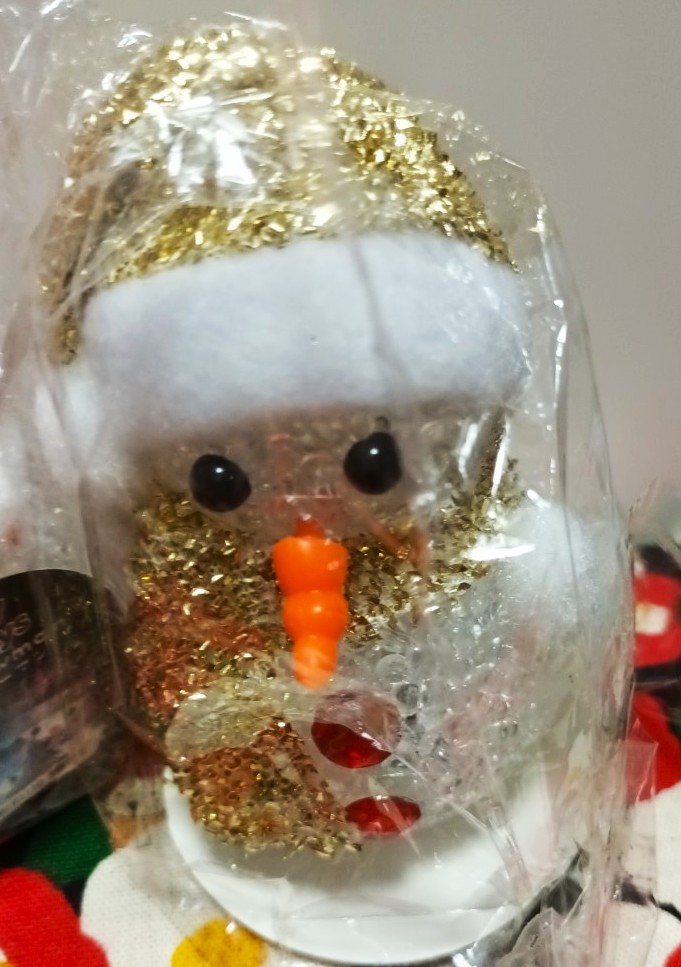Christmas snowman ไฟตกแต่ง วันคริสต์มาส สโนว์แมน สำหรับวางตกแต่งมีไฟ จากญี่ปุ่น Snowman Size : 9.5 x 6 cm