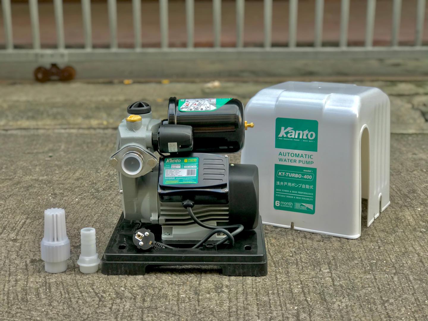ปั๊มน้ำอัตโนมัติ KANTO รุ่น KT-TURBO-400 รูปทรงทันสมัย