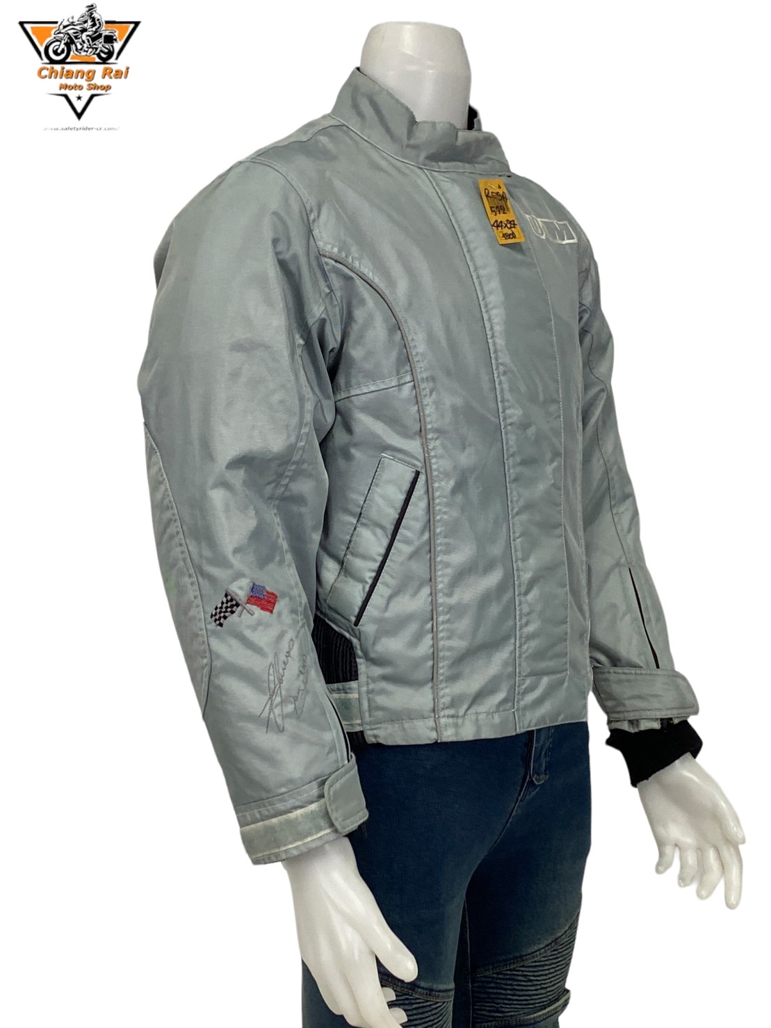 เสื้อขี่มอเตอร์ไซด์( มือสอง) RCSA 512: อก 44" ยาว 24" (M) **UM**