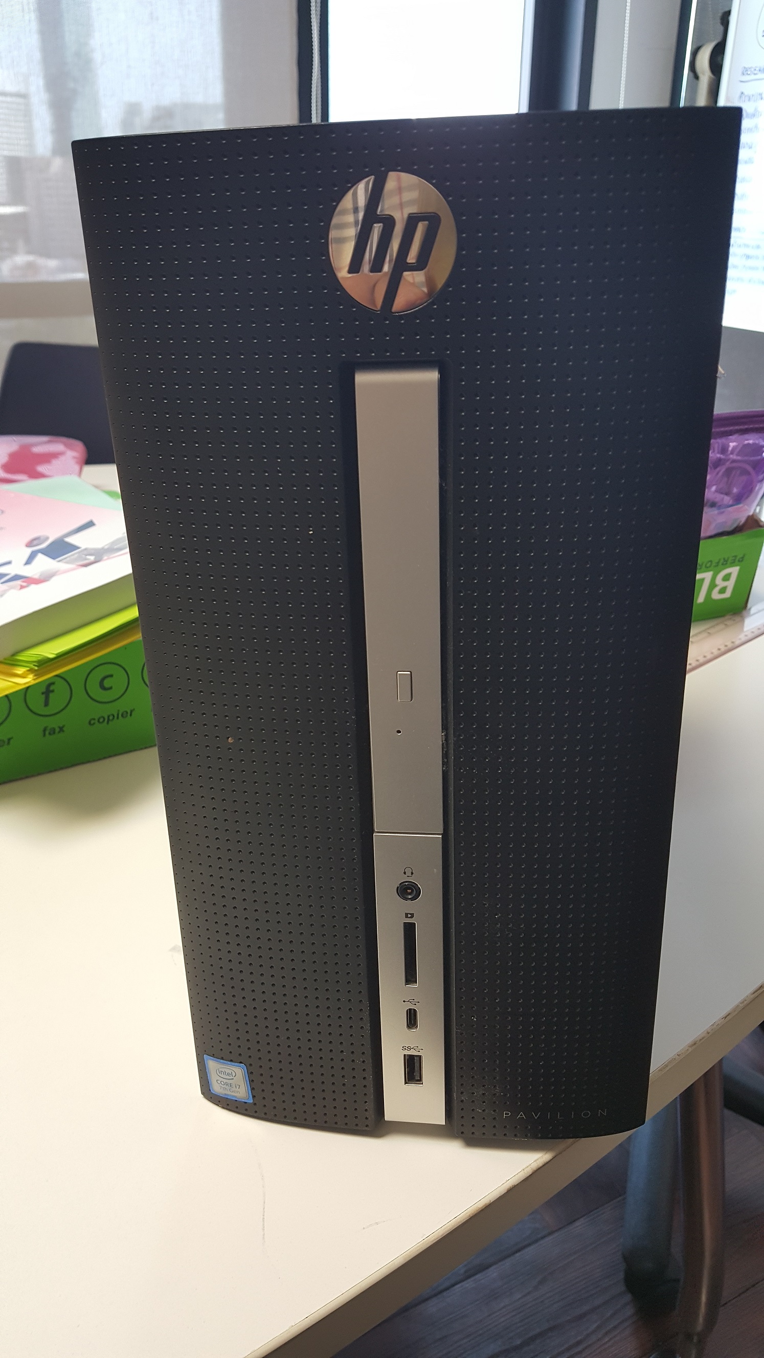 ซ่อมเครื่องคอมพิวเตอร์ ยี่ห้อ HP รุ่น PAVILION-570 อาการบูตเข้าวินโวส์ช้า