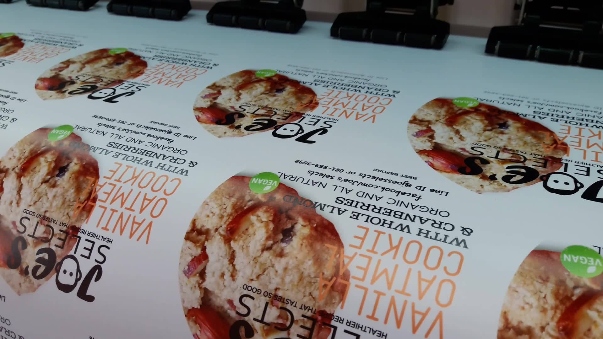 ฉลากสินค้าสติ๊กเกอร์พีวีซี (PVCขาว)