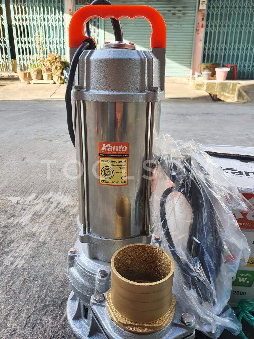 ไดโว่ดูดโคลน 3” แสตนเลส ยี่ห้อ KANTO รุ่น KT-WQD-1500-3STL