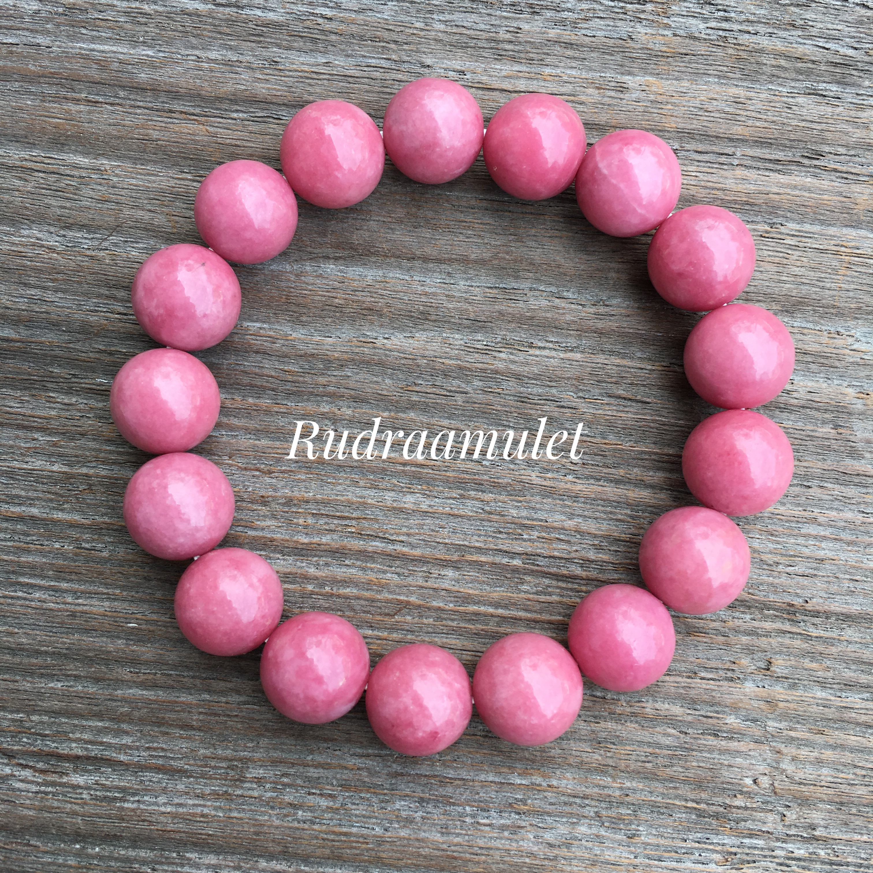 โรโดไนต์ 11mm (Rhodonite) เกรดพรีเมียม