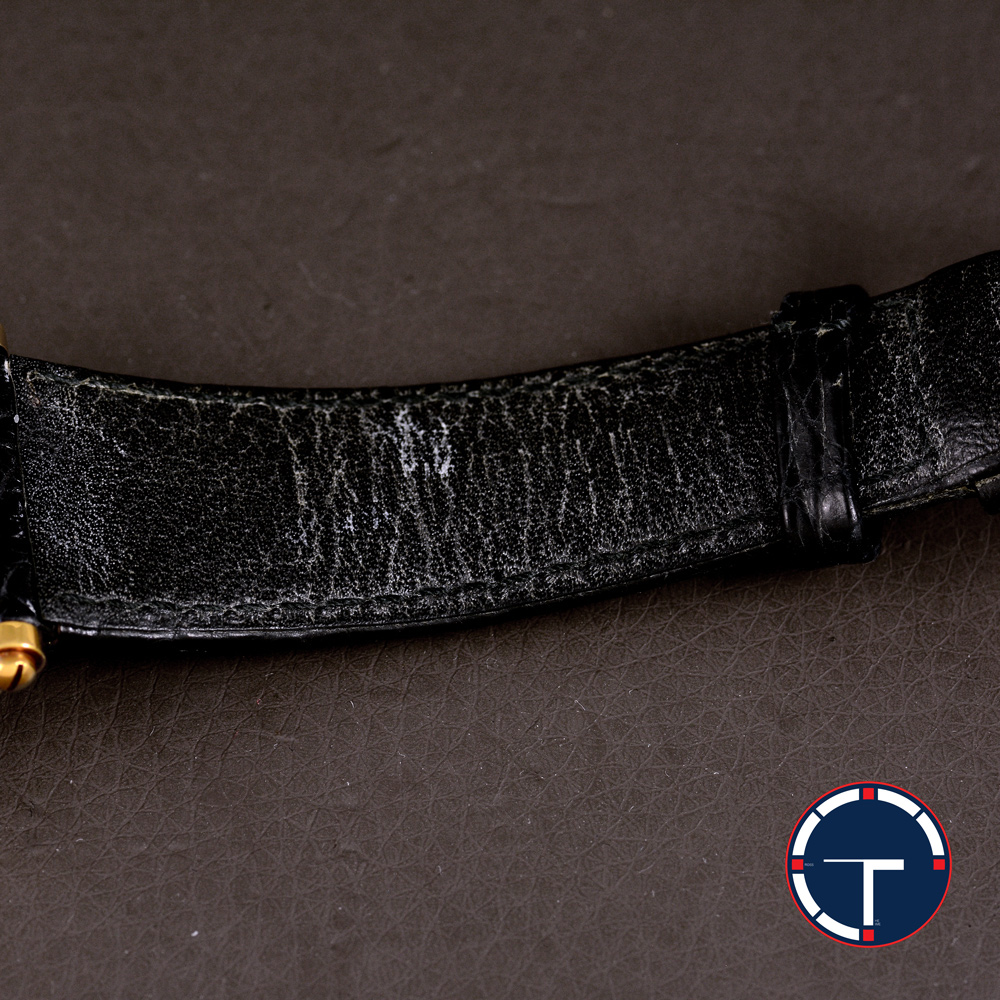 Patek Philippe Power Reserve Moon Complications Ref.5015j หน้ากระเบื้อง ตัวเรือนทอง18k หลังเปลือย ฝาหลังเปิดได้ สายหนังแท้ หัวเข็มขัดแท้ Automatic ขนาด 35 mm