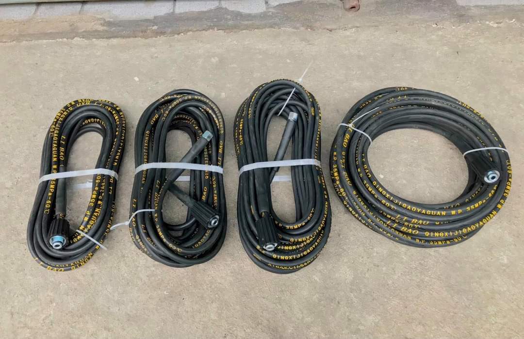 สายไฮโดรลิค สายฉีดน้ำแรงดันสูง (สายฉีดน้ำเกลียวใหญ่ข้าง เล็กข้าง)
