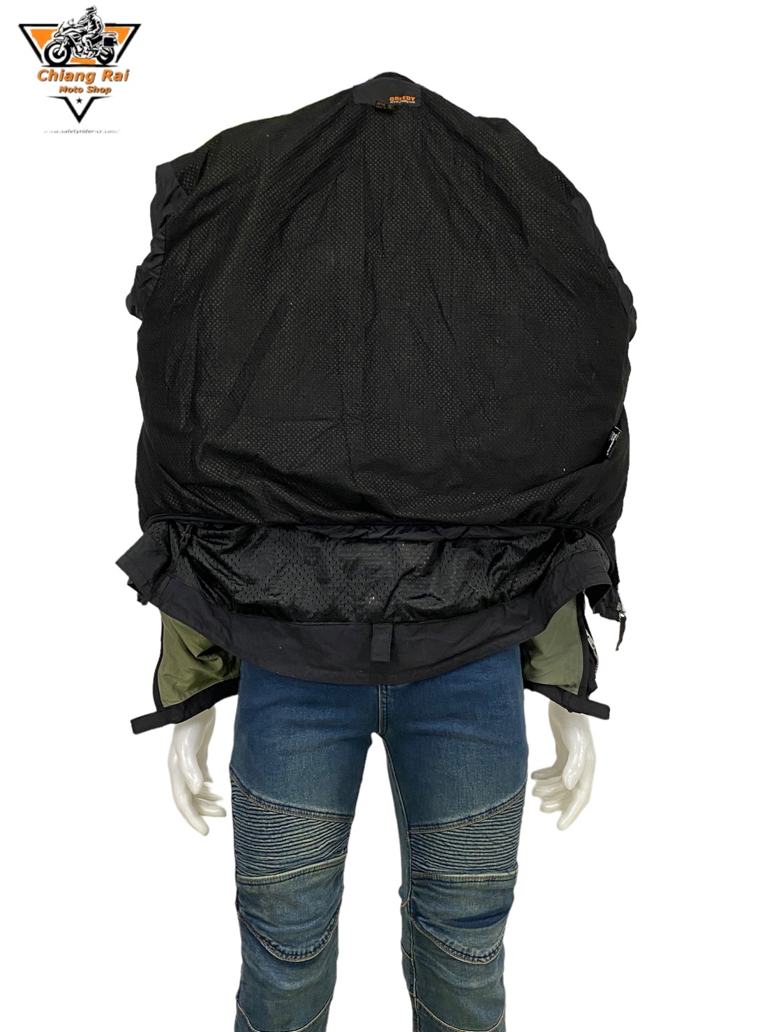 เสื้อขี่มอเตอร์ไซด์( มือสอง) RCSA 526: อก 50" ยาว 25" (XL) **GREEDY**