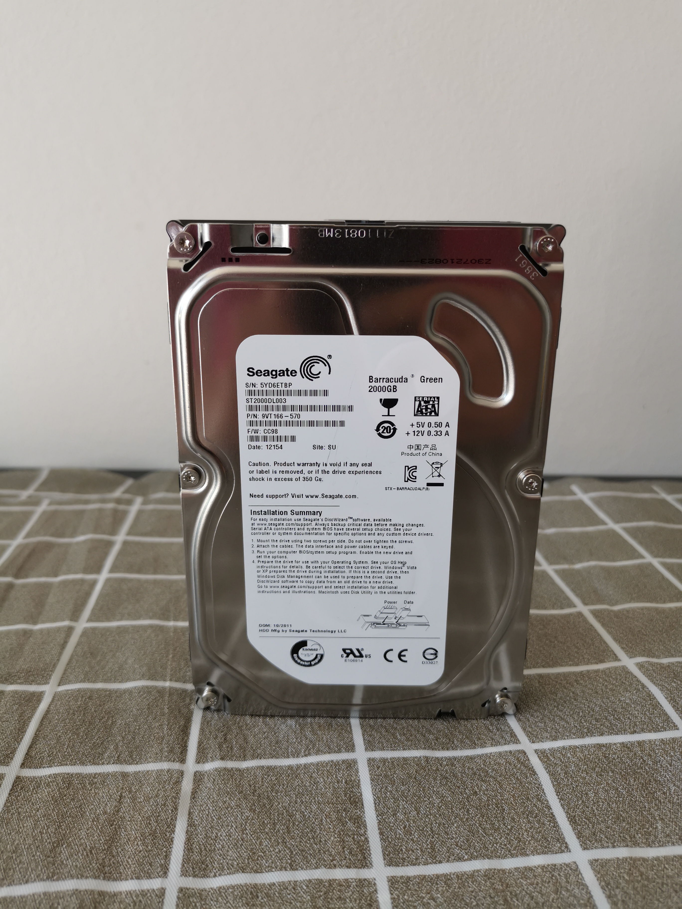 HDD Samsung, WD Green, Seagate 2.0 TB