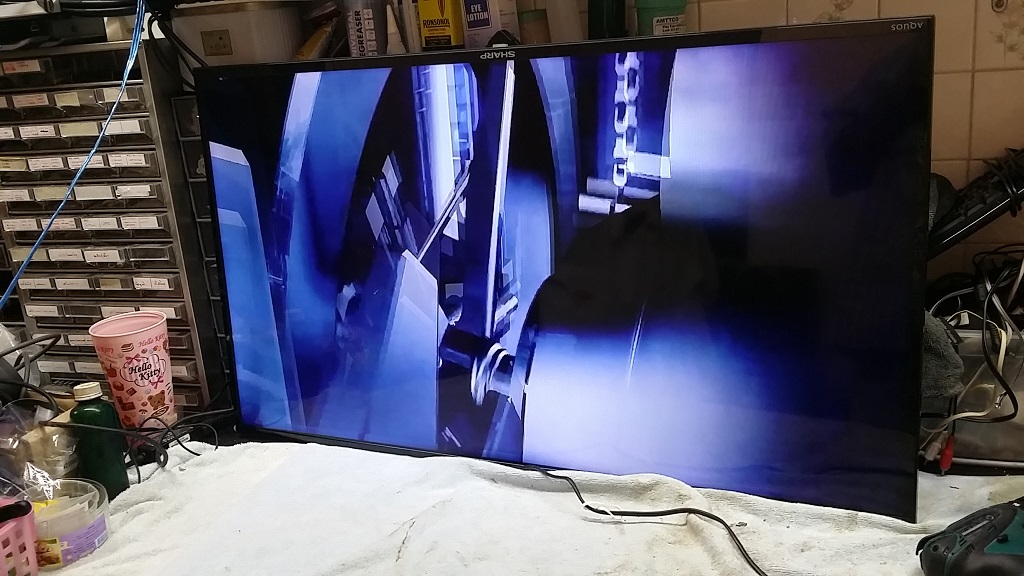 ซ่อมโทรทัศน์ LCD-TV ยี่ห้อ SHARP รุ่น LC-32L400M อาการไม่มีภาพ