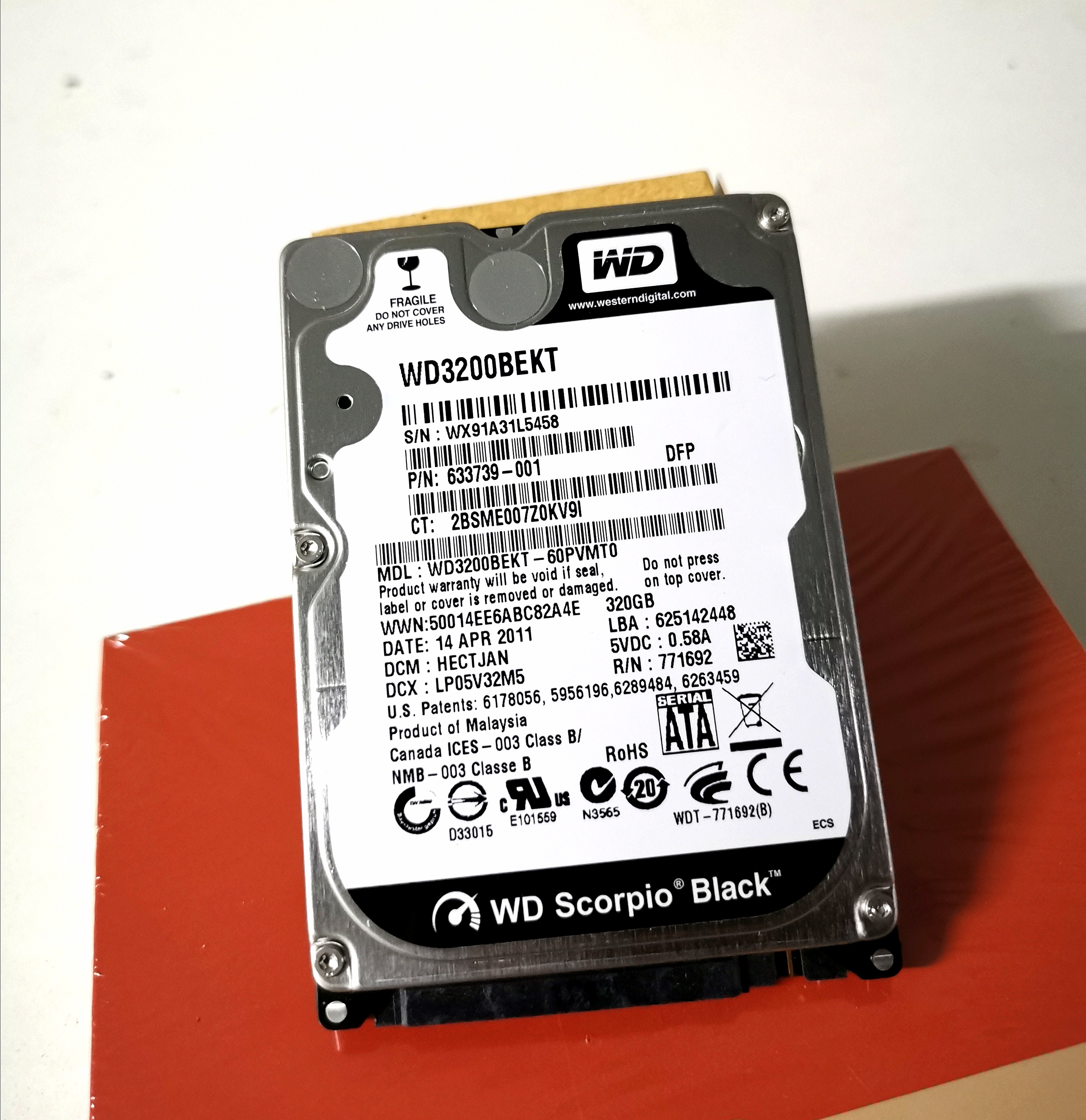 HDD NB WD Black 320GB