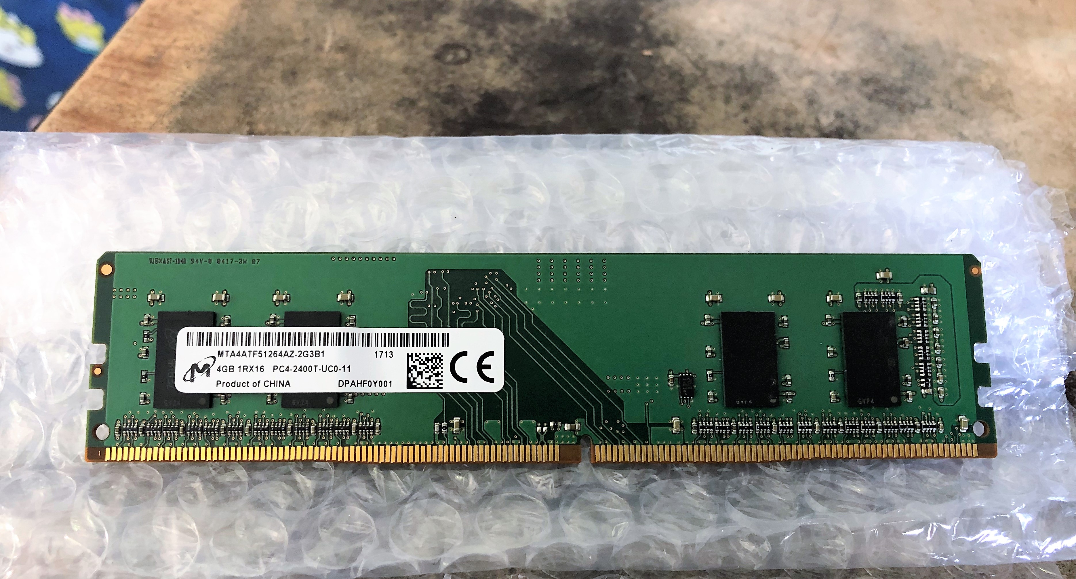 Ram PC Micron DDR4 4G Bus2400