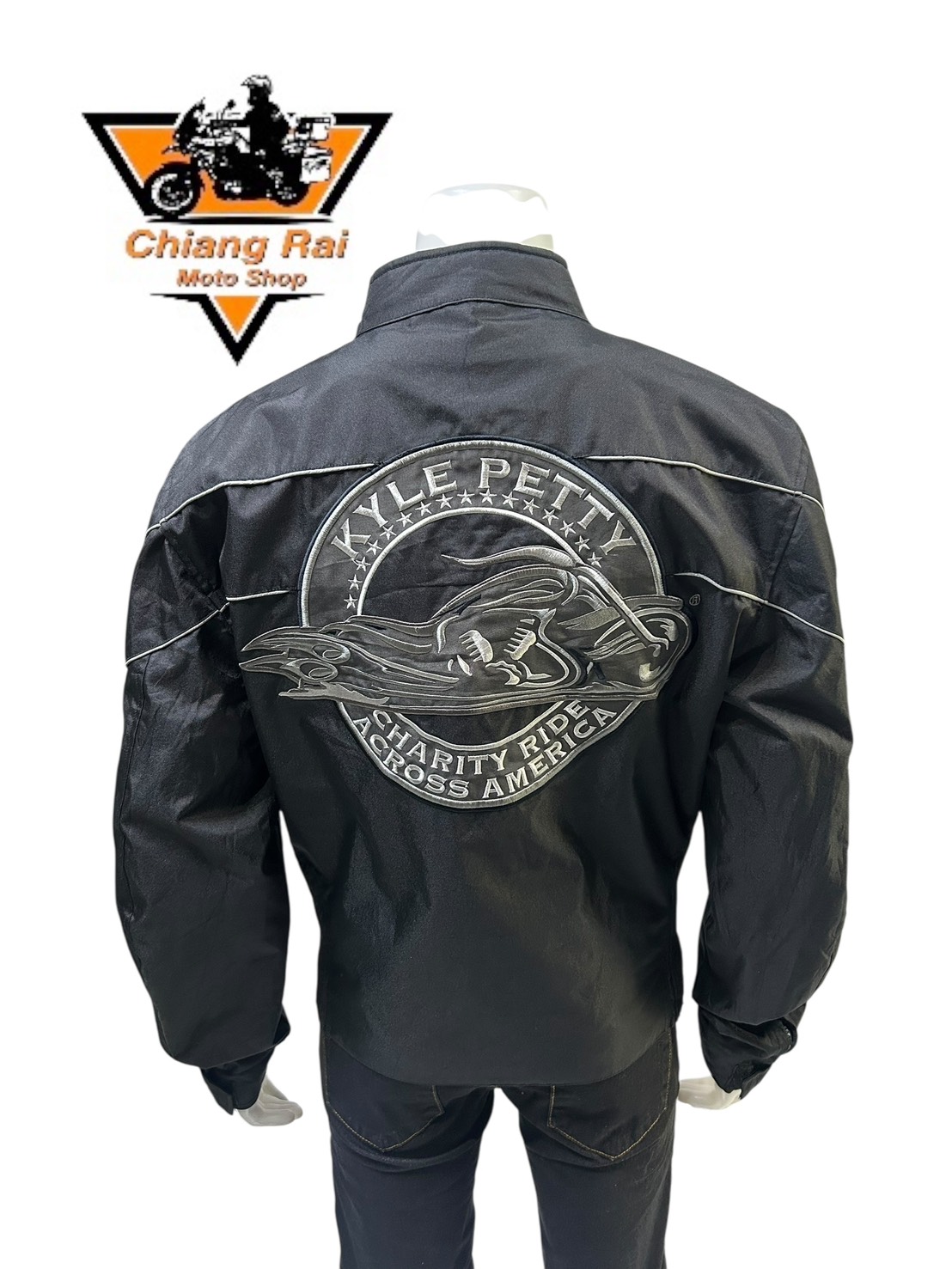 เสื้อขี่มอเตอร์ไซด์( มือสอง) CRSB 059 : อก 42" ยาว 25" (M) **JH design** (ไม่มีการ์ด)