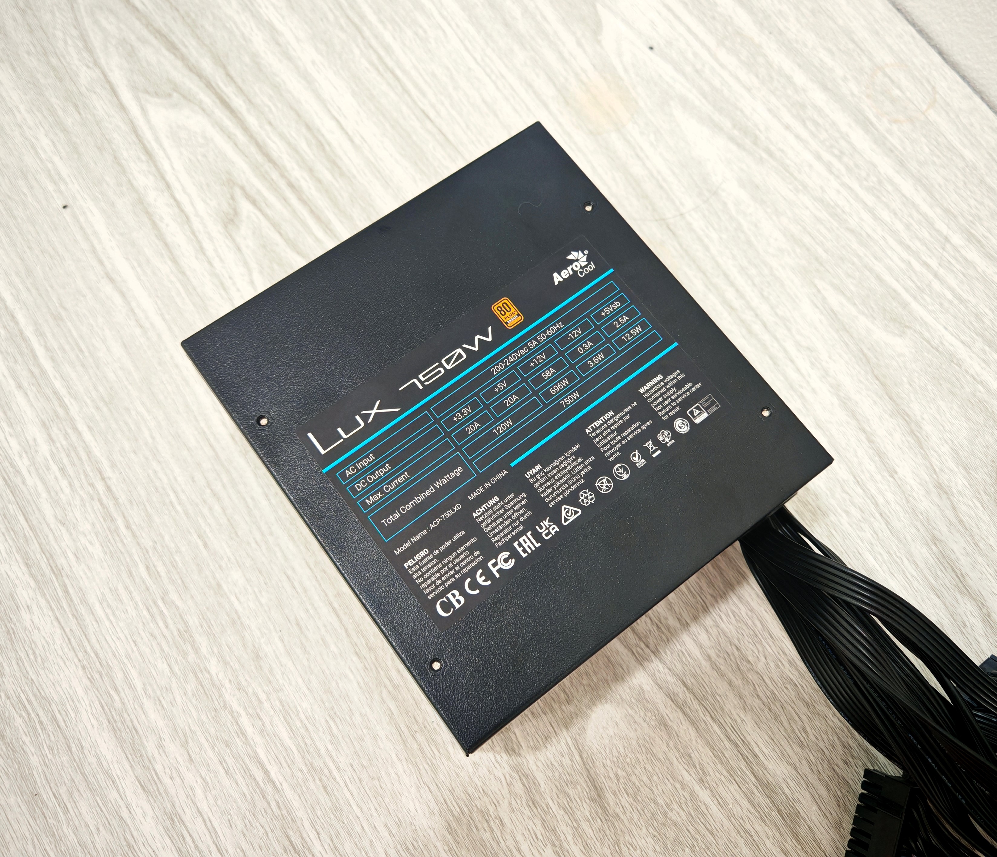 PSU AeroCool Lux 750W (80+ Bronze)