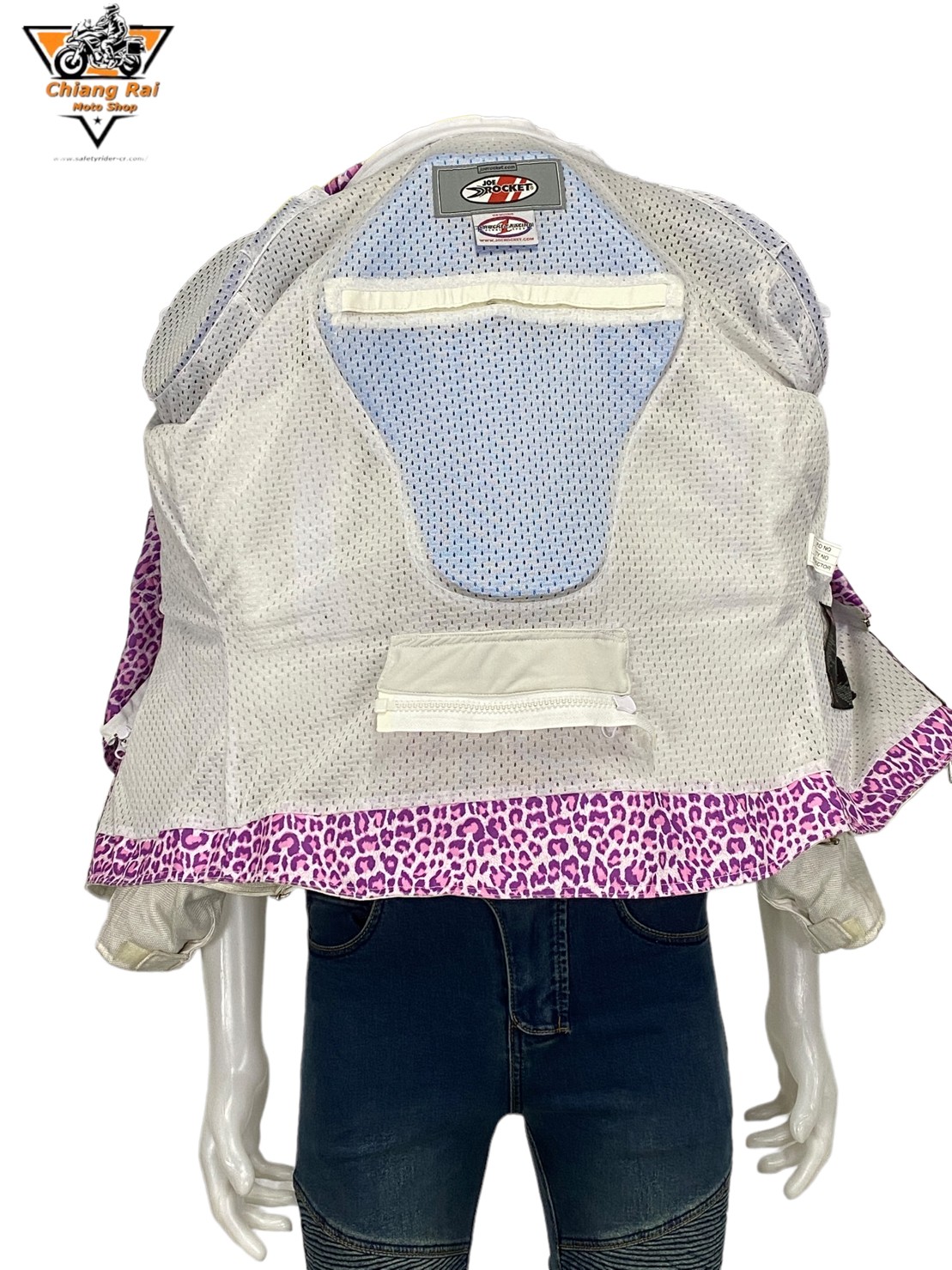 เสื้อขี่มอเตอร์ไซด์( มือสอง) RCSA 493: อก 46" ยาว 25" (L)**JOE ROCKET**