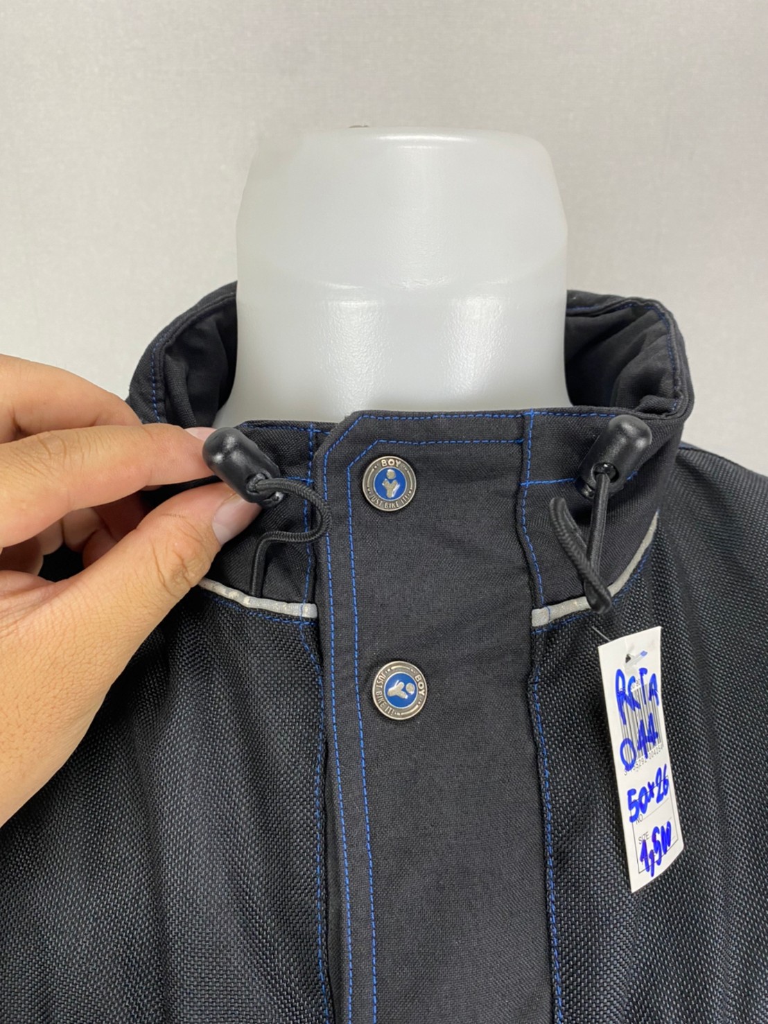 ชุดสำหรับขี่มอเตอร์ไซด์ ( มือสอง ) SET 008 ชุดทัวริ่ง เสื้อการ์ด + กางเกง ยี่ห้อ* ** BOY***