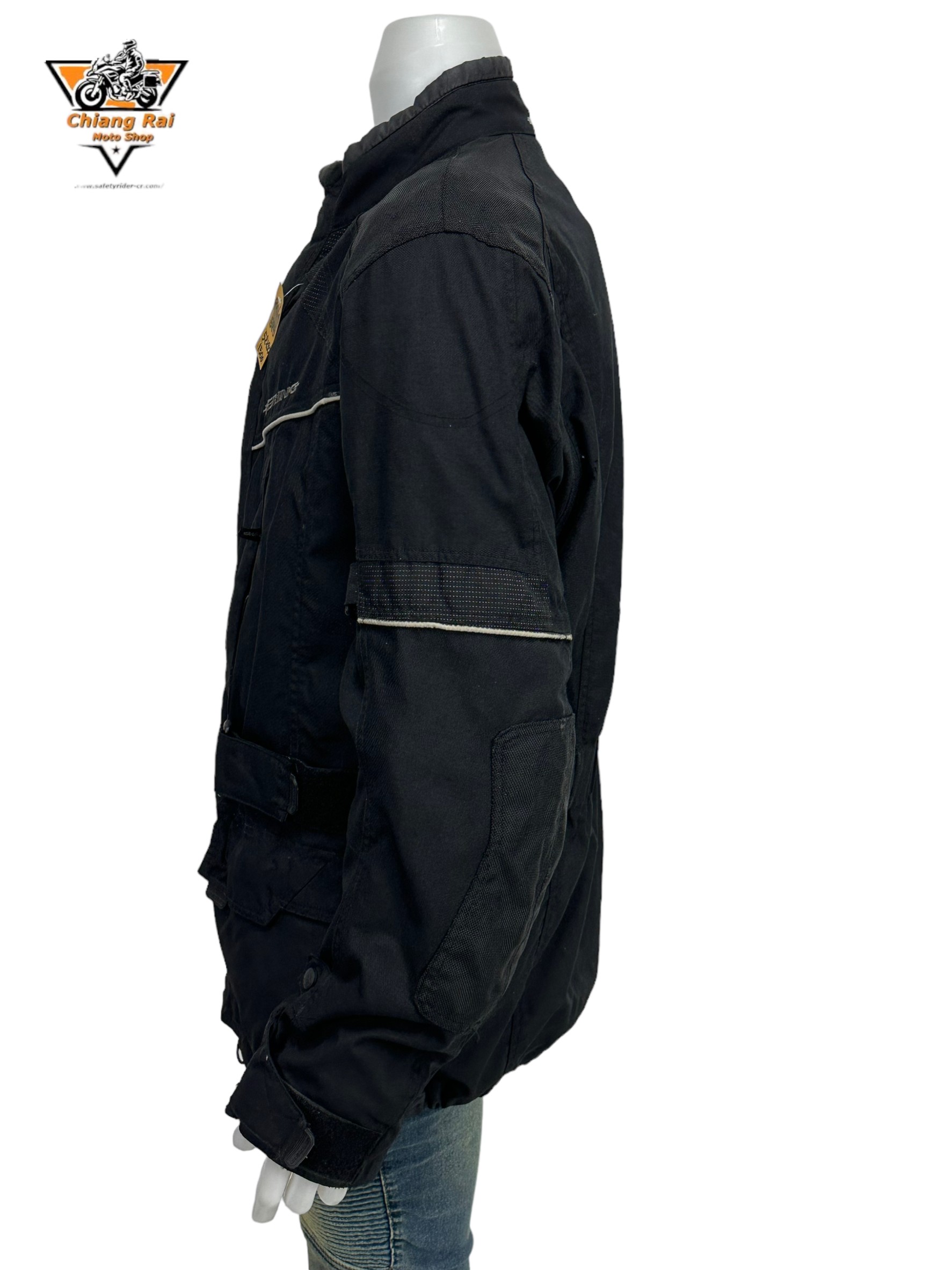 เสื้อขี่มอเตอร์ไซด์( มือสอง) RCTA 525: อก 52" ยาว 30" (XL) **BERING**