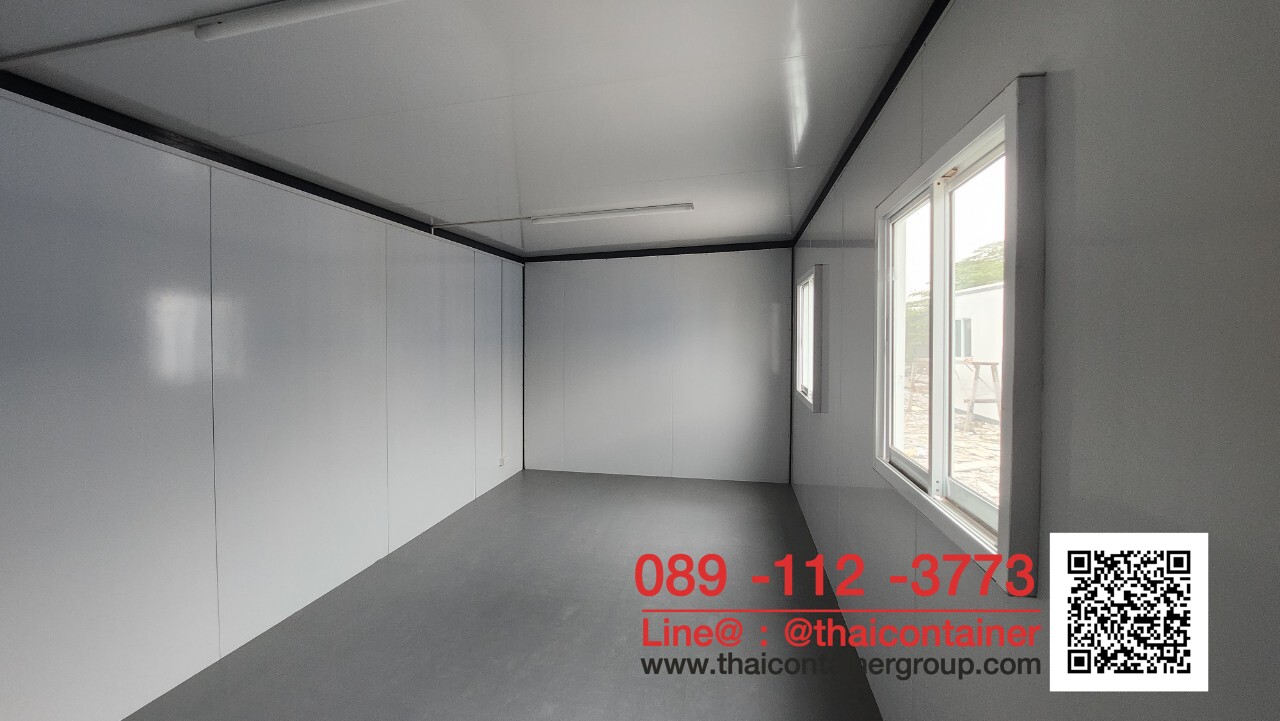 ตู้ออฟฟิต ผนัง สำเร็จรูป 3*6ม. ตู้สำนักงาน สำนักงานเคลื่อนที่