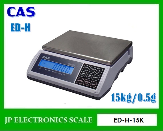 เครื่องชั่ง15กิโลกรัม เครื่องชั่งน้ำหนัก15กิโล เครื่องชั่งละเอียดสูง15kg เครื่องชั่งน้ำหนัก15kg ตาชั่ง15กิโล ความละเอียด0.5g กิโลดิจิตอล15กิโล เครื่องชั่ง15kg*0.5g CAS ED-H-15 ขนาดถาดชั่งน้ำหนัก 30.6*22.2cm.