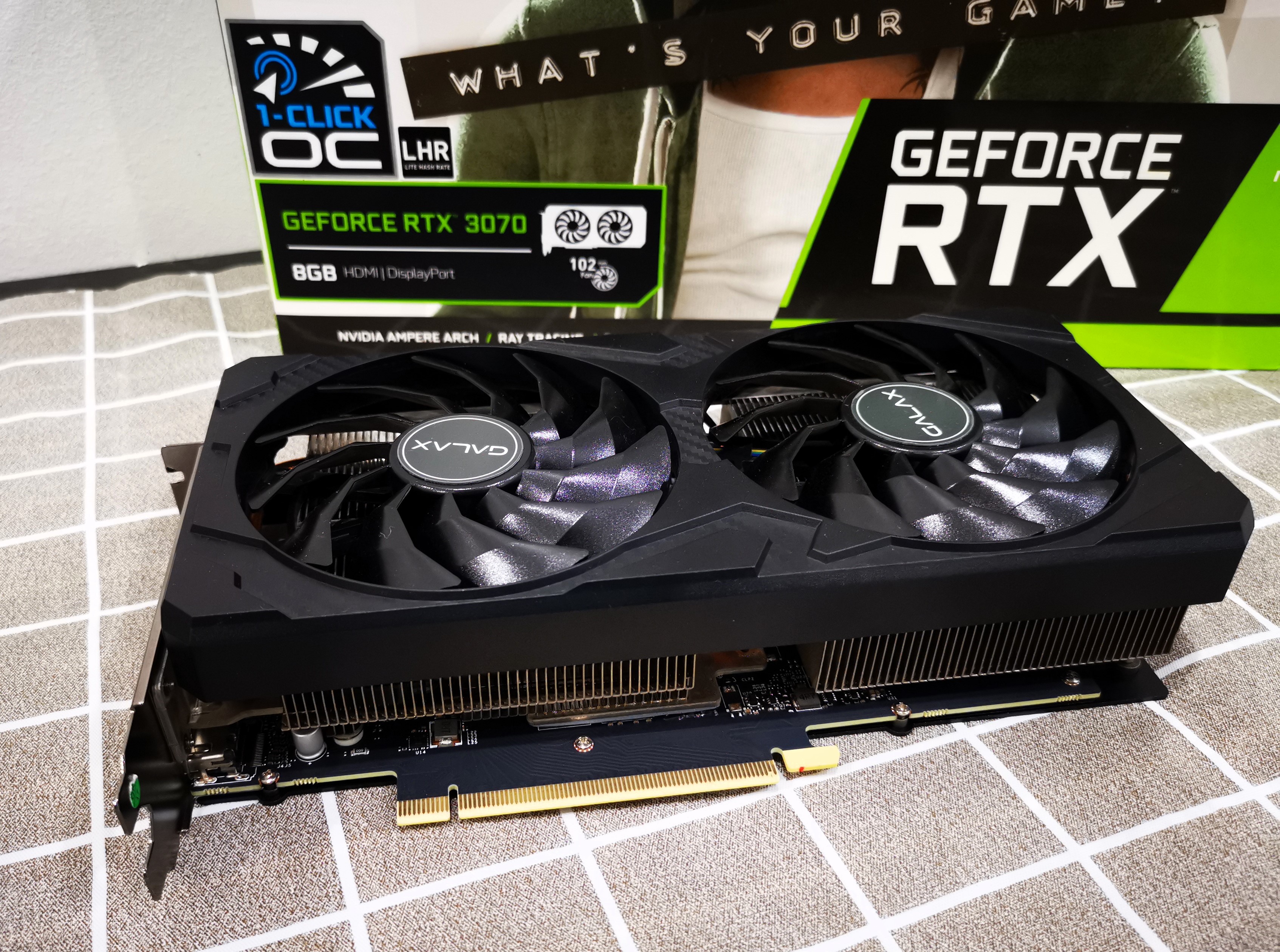 Galax RTX 3070 1-Click OC 8GB GDDR6 LHR