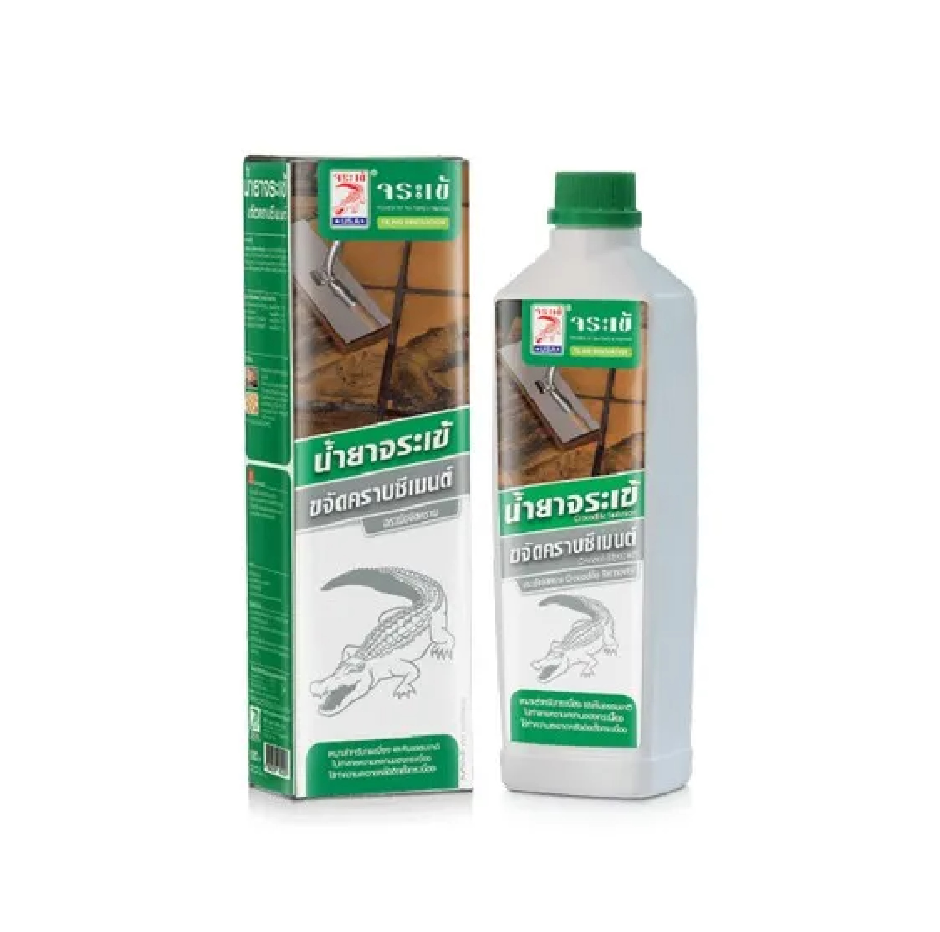 น้ำยาจระเข้ ขจัดคราบซีเมนต์ Crocodile Cement Remover