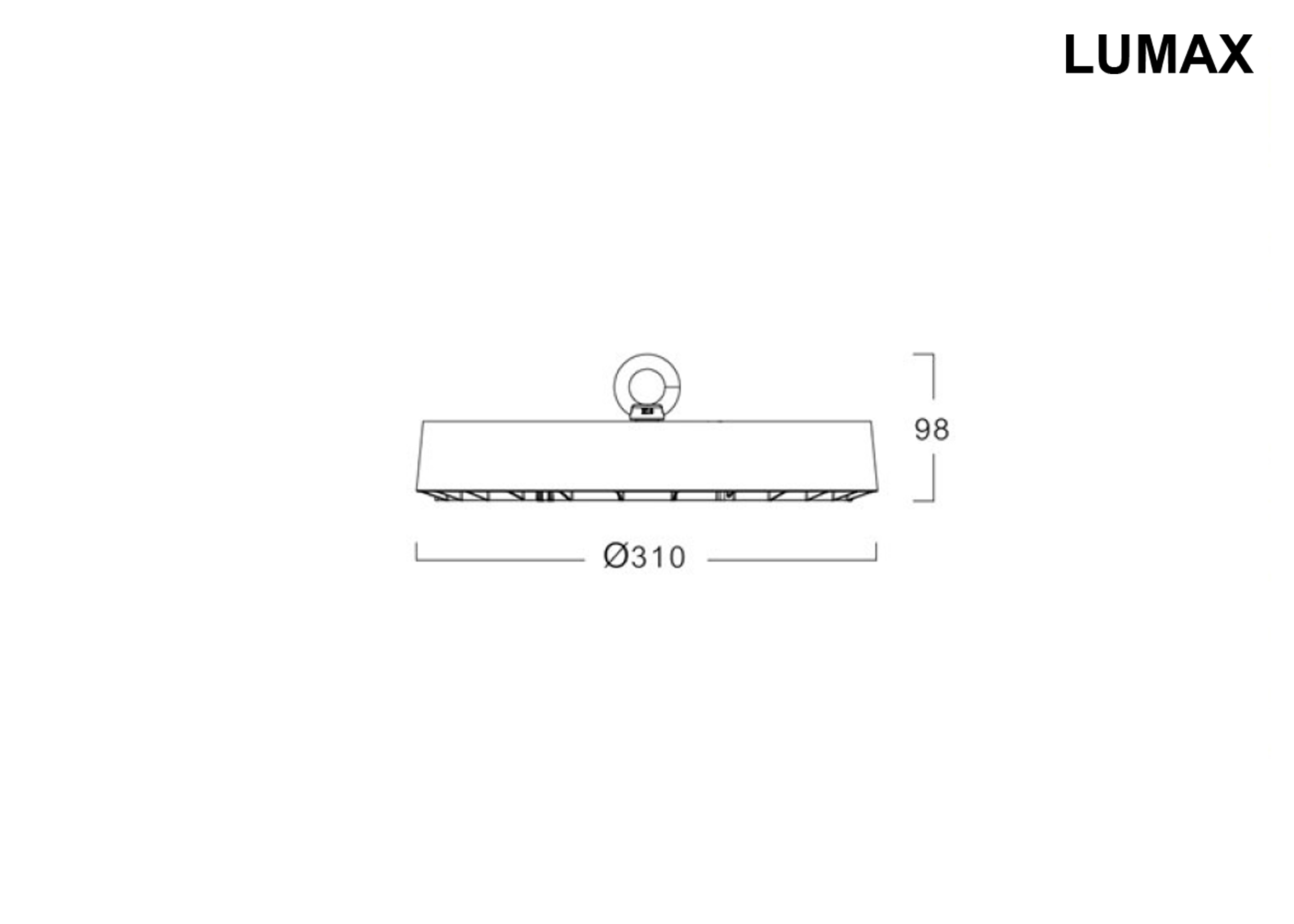 โคม LED HIGH BAY 200W #EHBL262 LUMAX