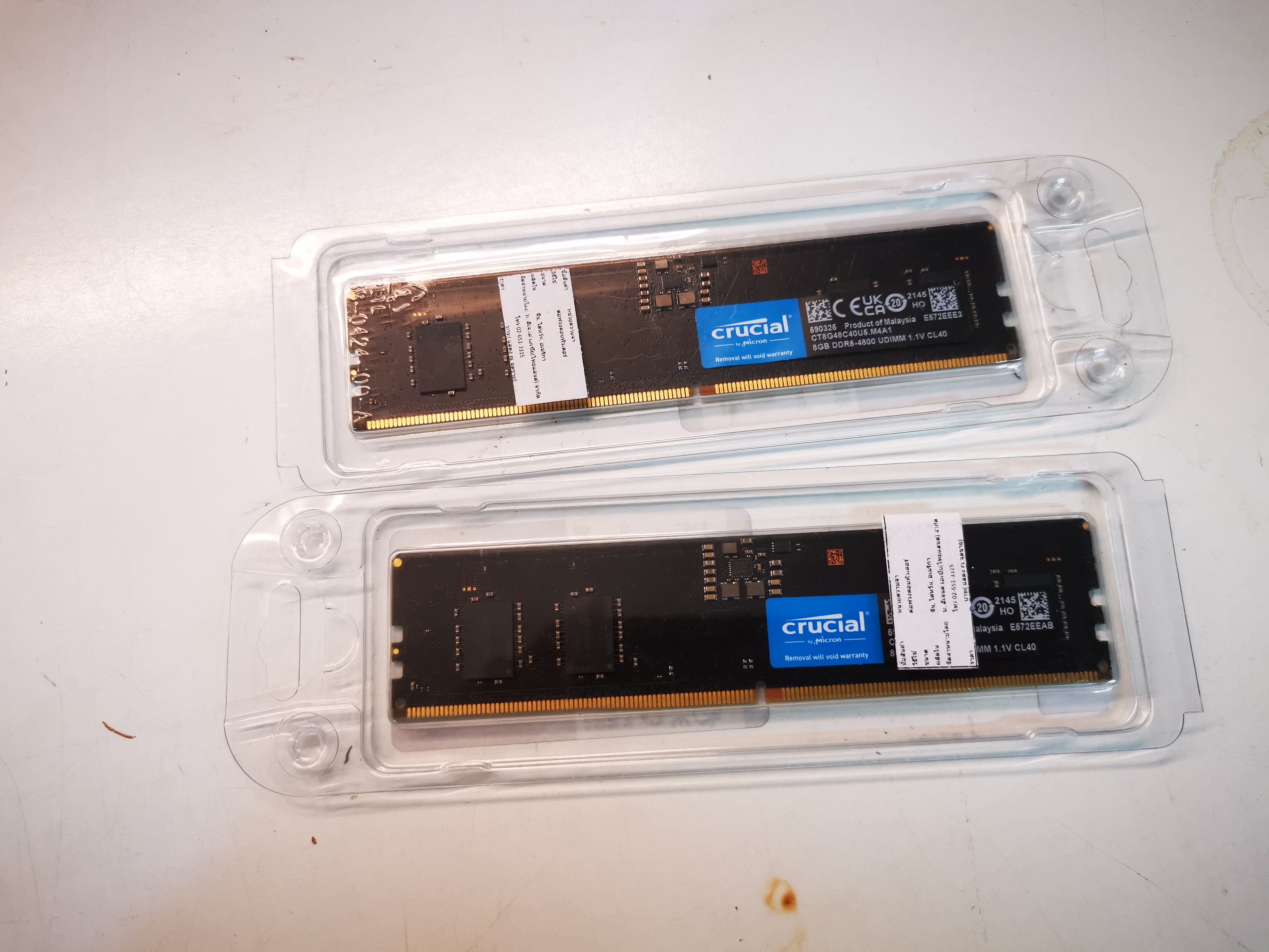 Ram Crucial DDR5 8GB(8*1) 4800MHz