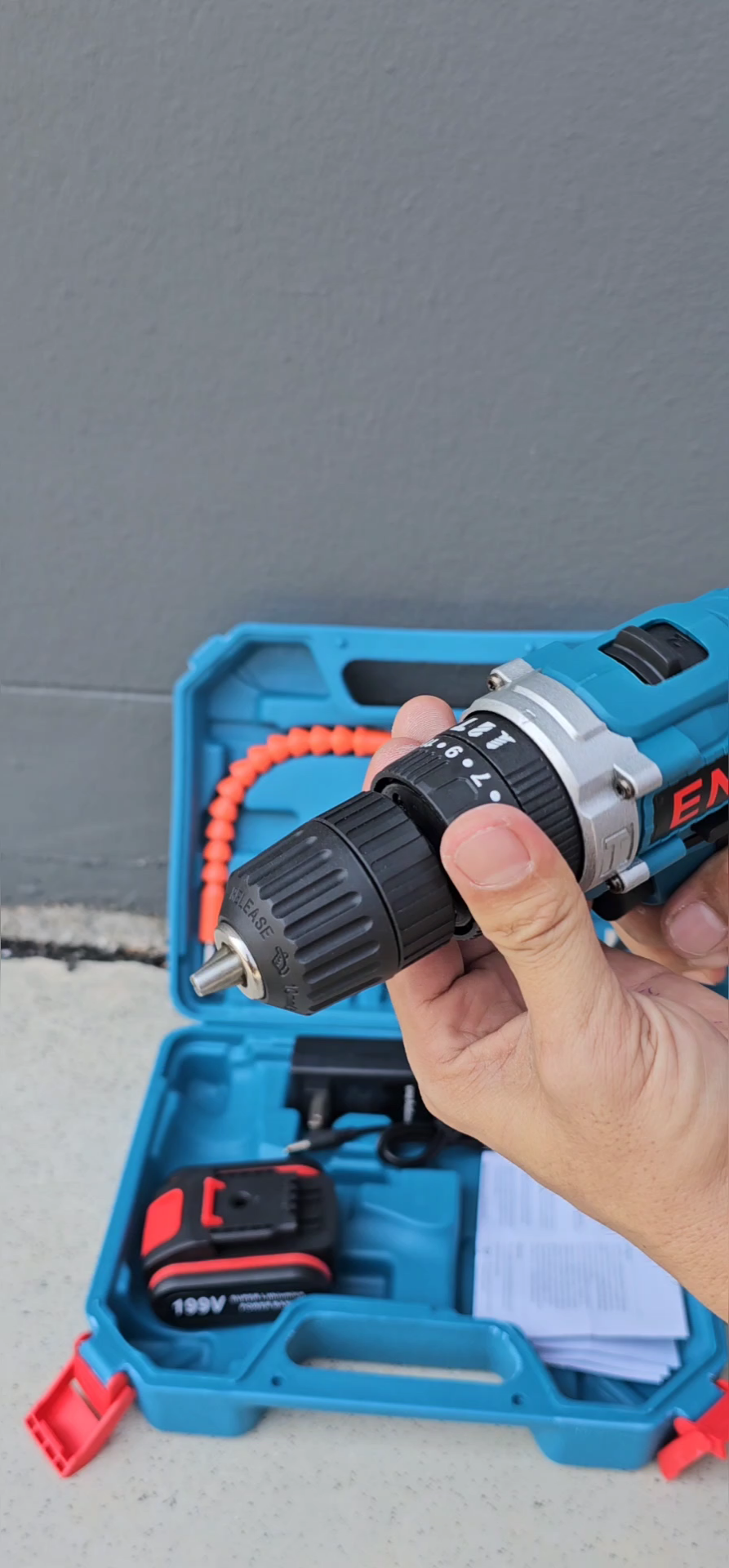 สว่านแบตกระแทก ยี่ห้อ ENZO 199V