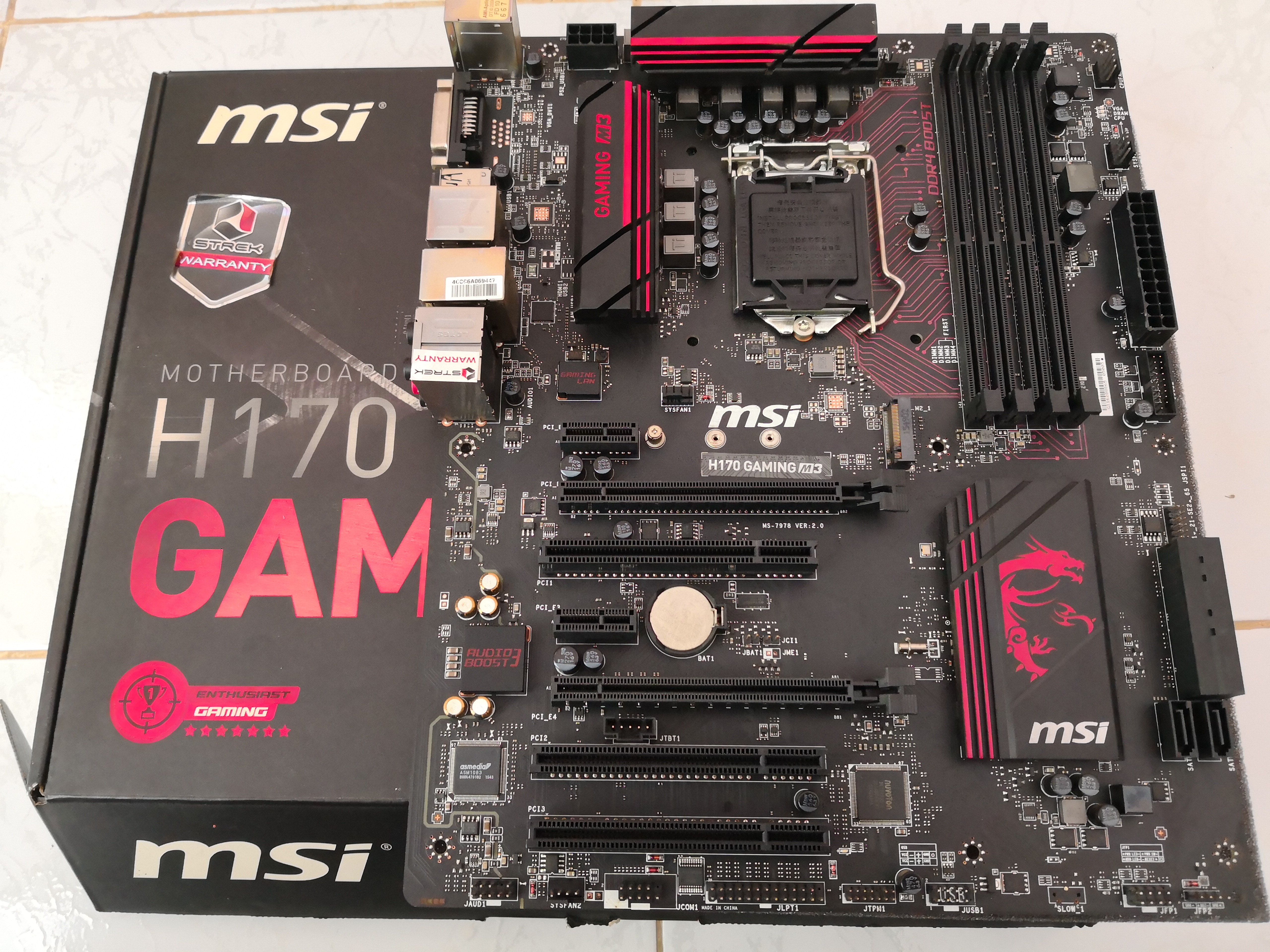 MSI H170 GAMING M3
