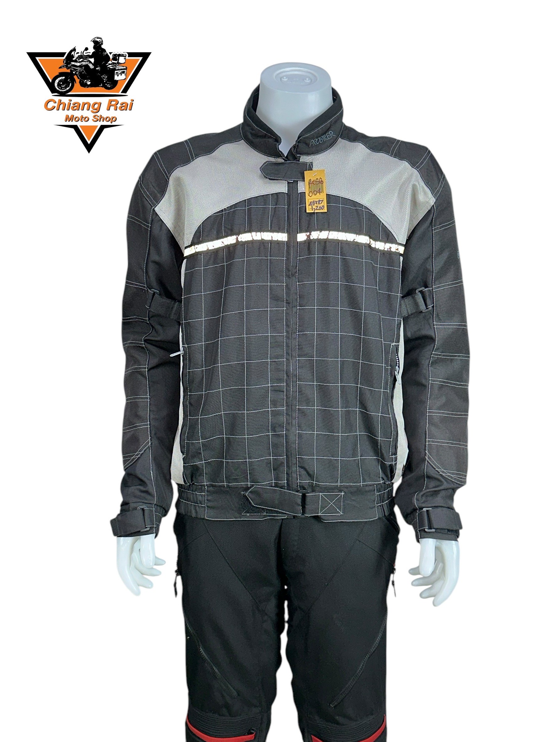 เสื้อขี่มอเตอร์ไซด์( มือสอง) CRSB 004 : อก 48" ยาว 27" (L) **PROBIKER**