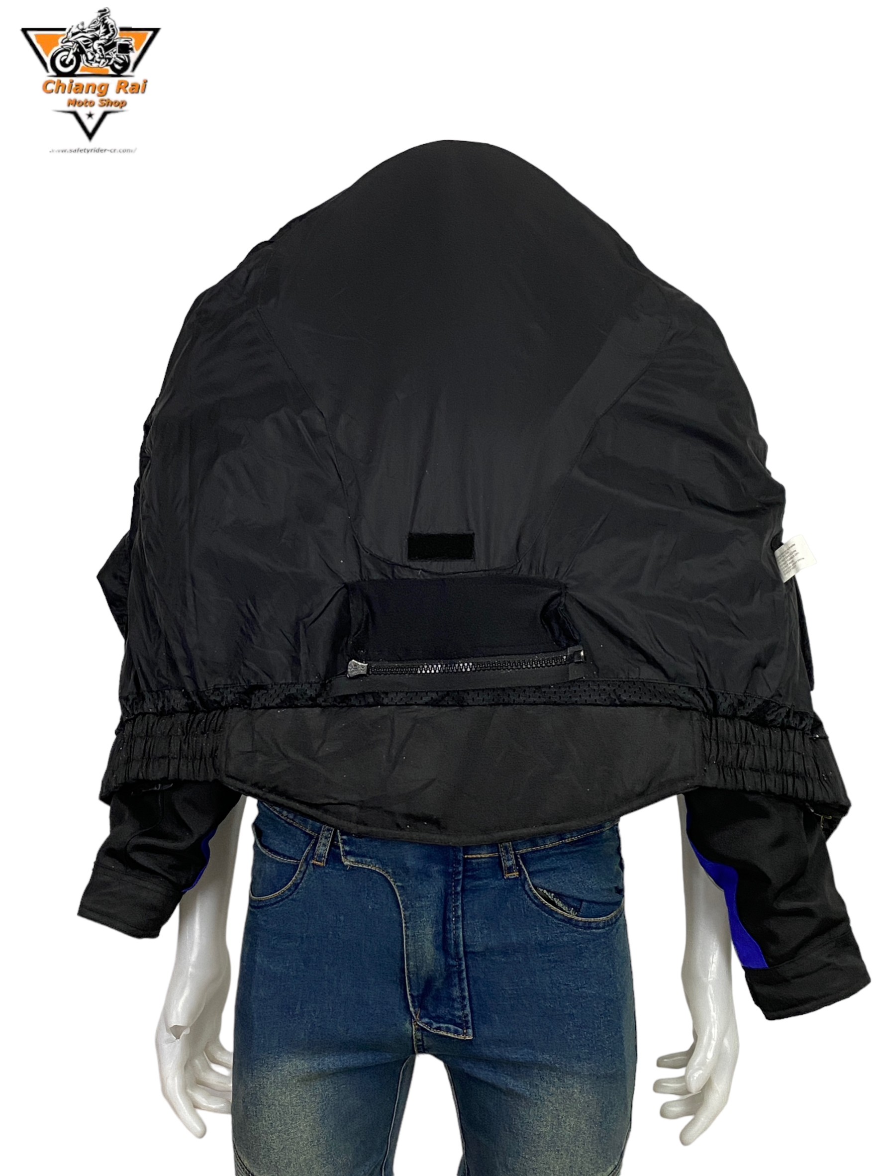 เสื้อขี่มอเตอร์ไซด์( มือสอง) RCSA 708: อก 52-54" ยาว 24" (XL-2XL)**SPOOL**