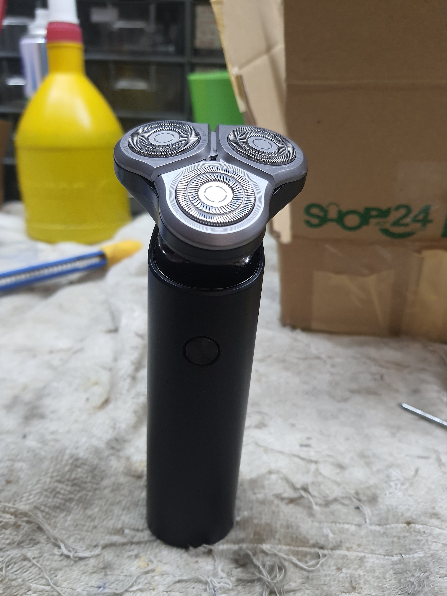 ซ่อมเครื่องโกนหนวด ยี่ห้อ Xiaomi Mi Mijia รุ่น Shaver S500 อาการเปิดไม่ติด