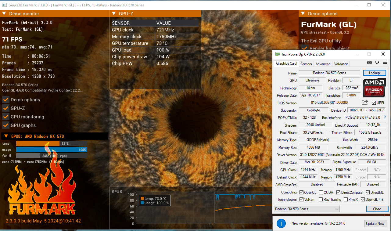 Gigabyte Rx 570 4GB GDDR5