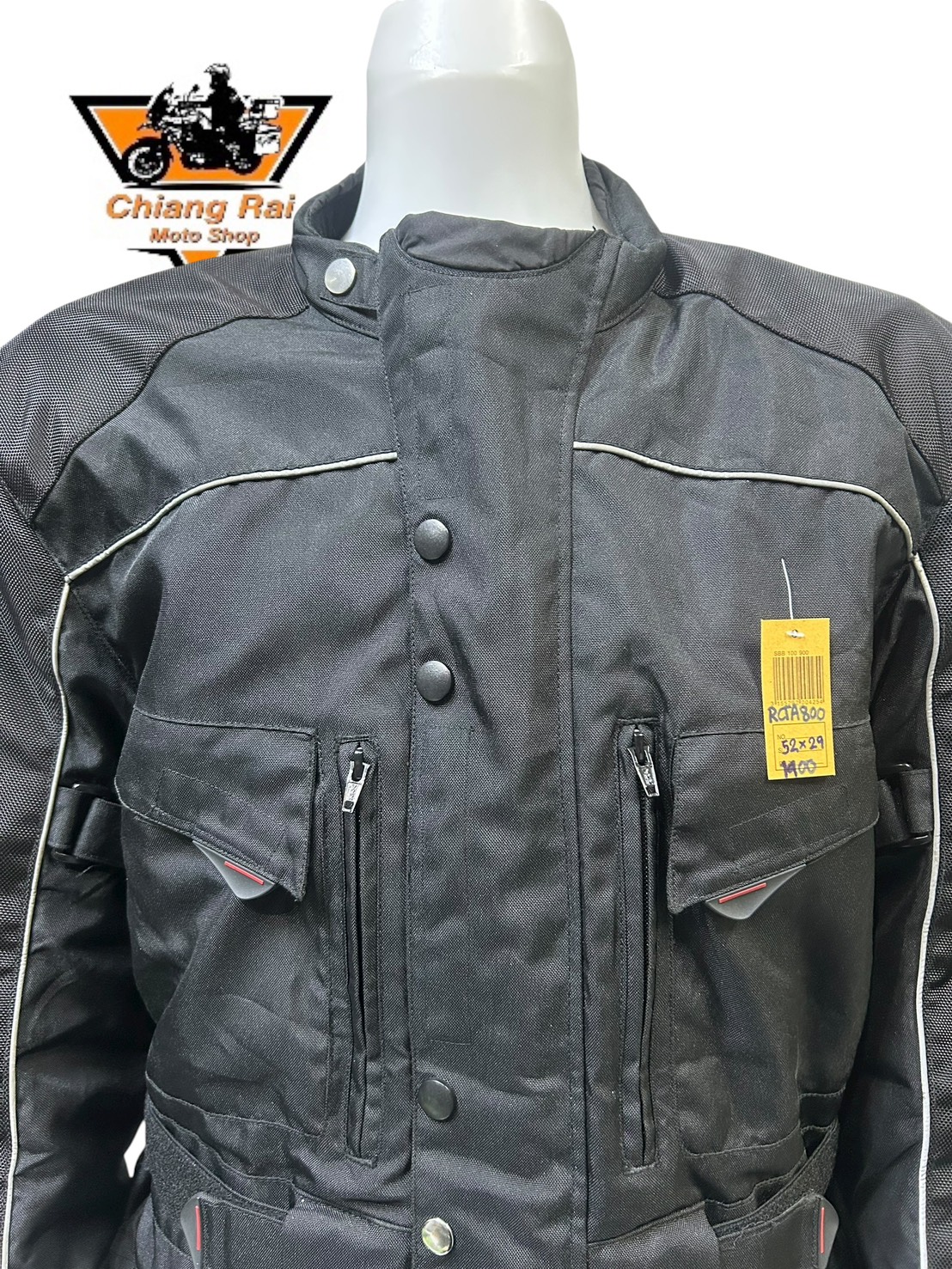 เสื้อขี่มอเตอร์ไซด์( มือสอง) RCTA 800 อก 52" ยาว 29 (XL) **Crane**